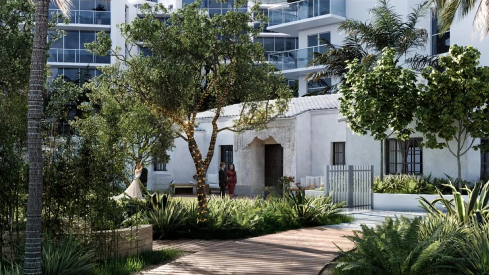 Garden view in Andaz Miami Beach, By Hyatt