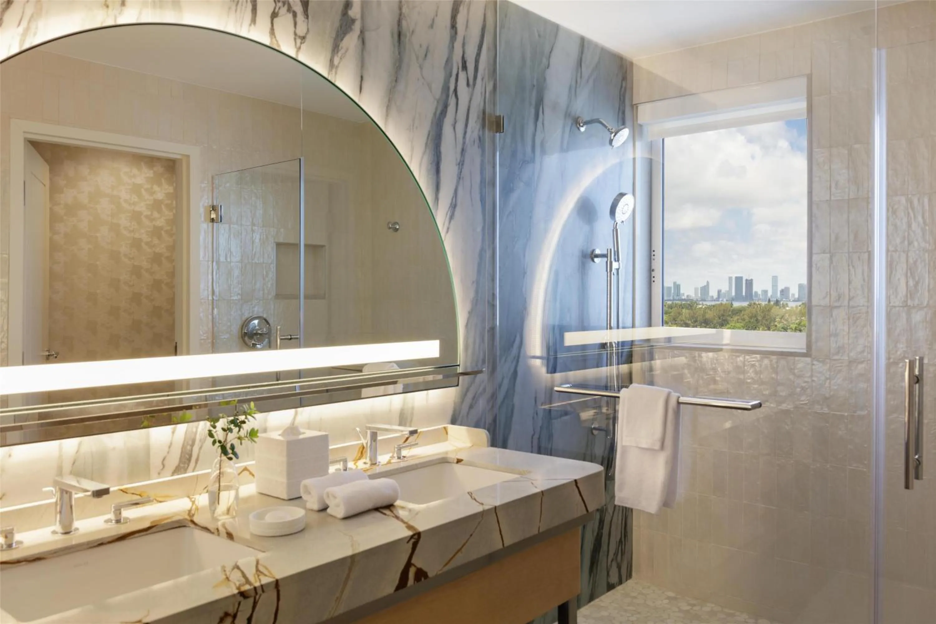 Bathroom in Andaz Miami Beach, By Hyatt