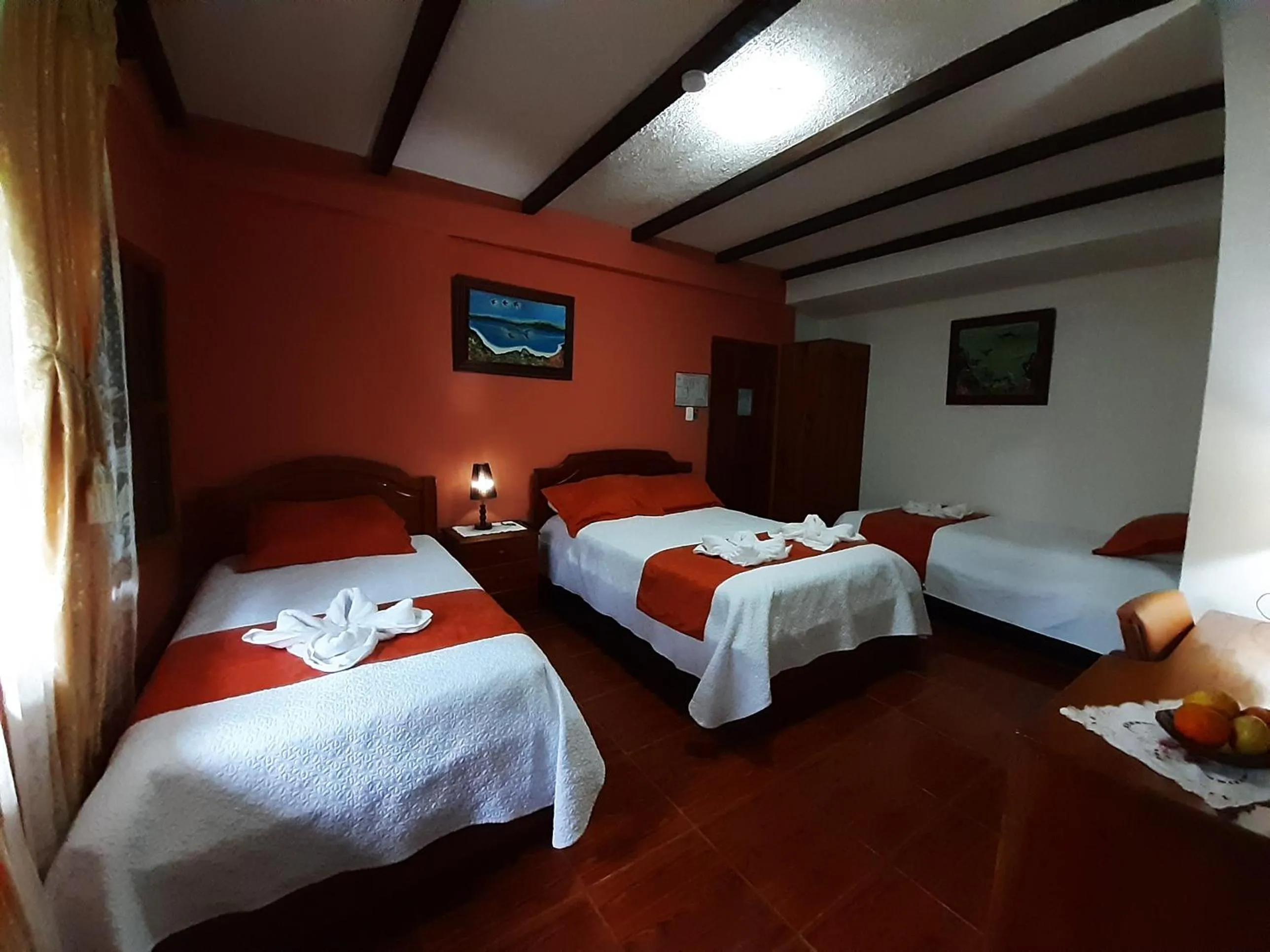 Bed in Suymar Ecolodge Galapagos