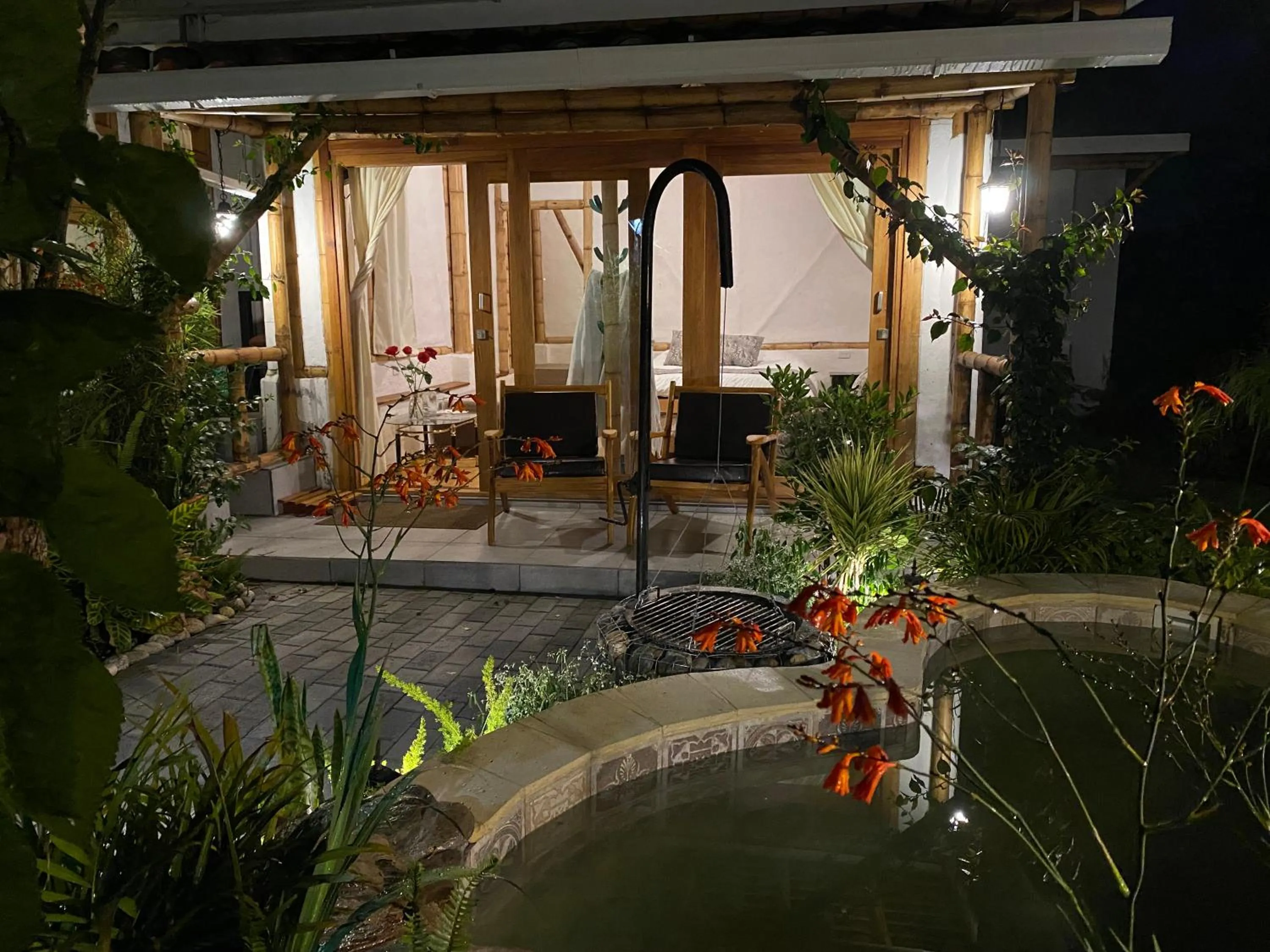 Patio in Hostería Colibri Aeropuerto