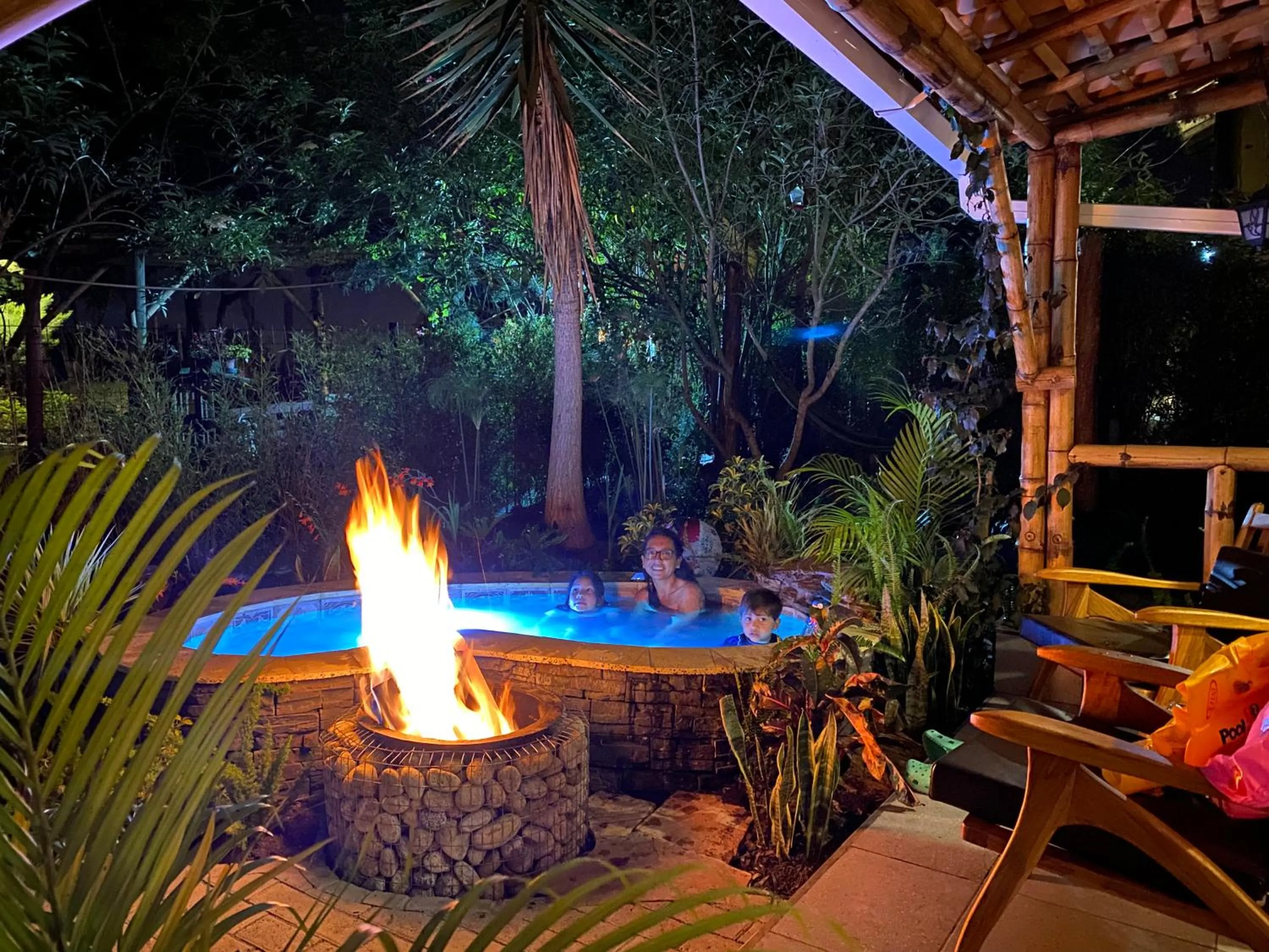 Patio in Hostería Colibri Aeropuerto