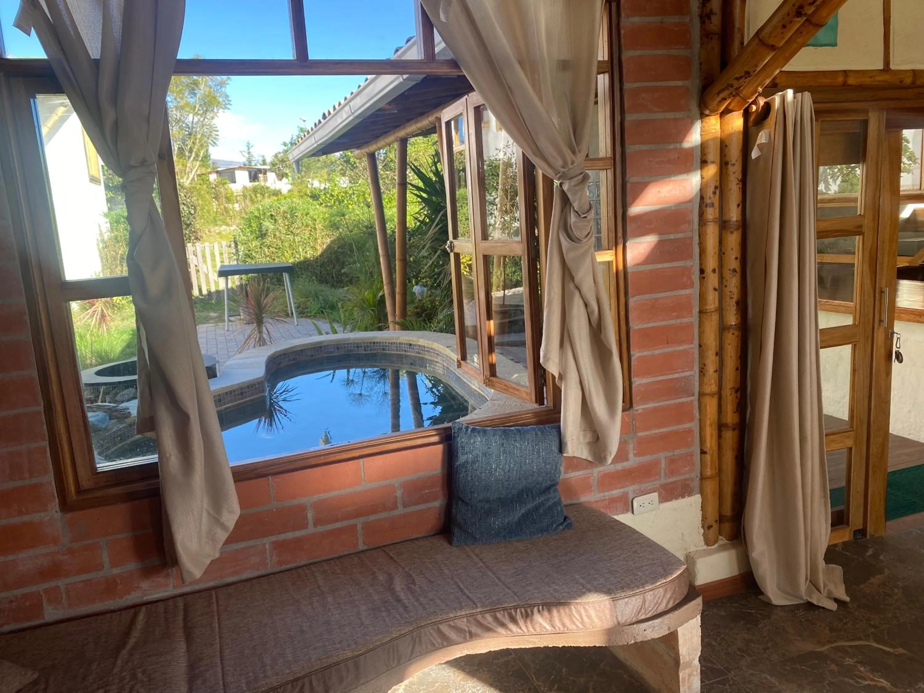 Patio in Hostería Colibri Aeropuerto