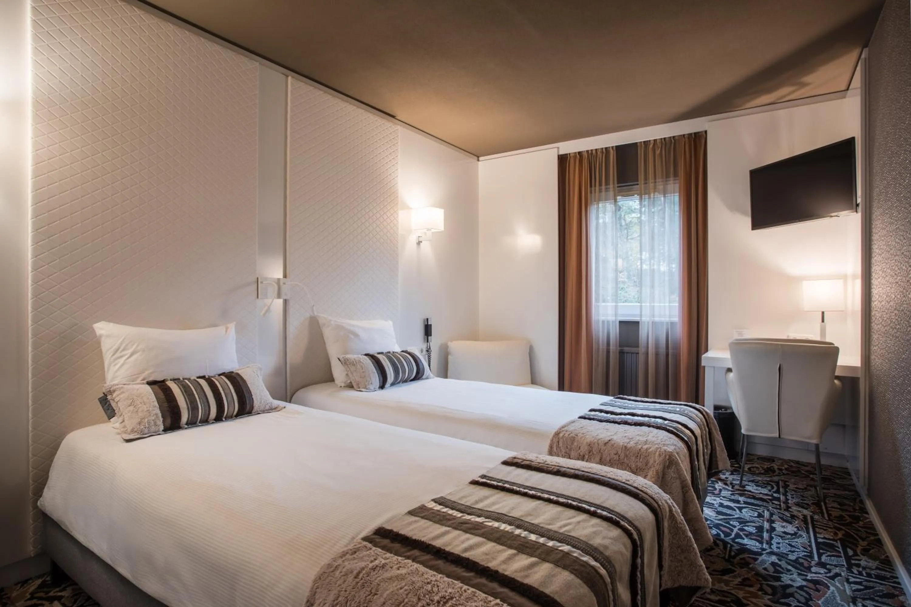 Bed in Hotel Woudschoten