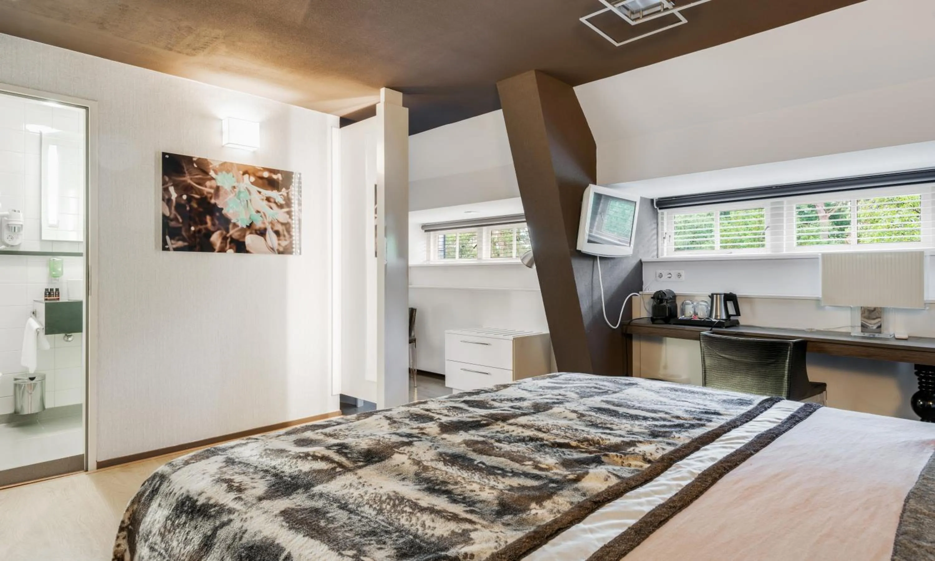 Bed in Hotel Woudschoten