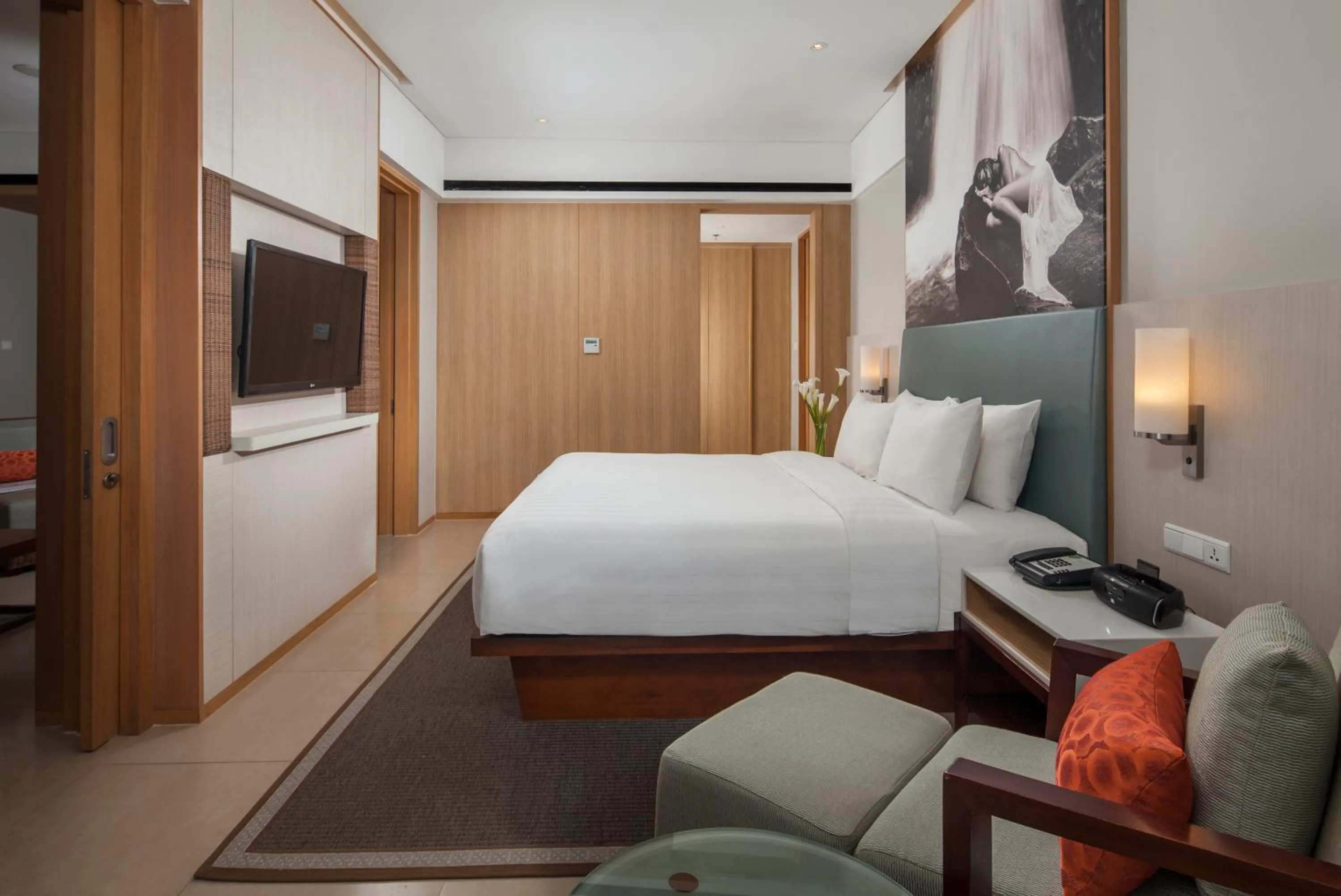 Bed in Courtyard by Marriott Bali Seminyak Resort