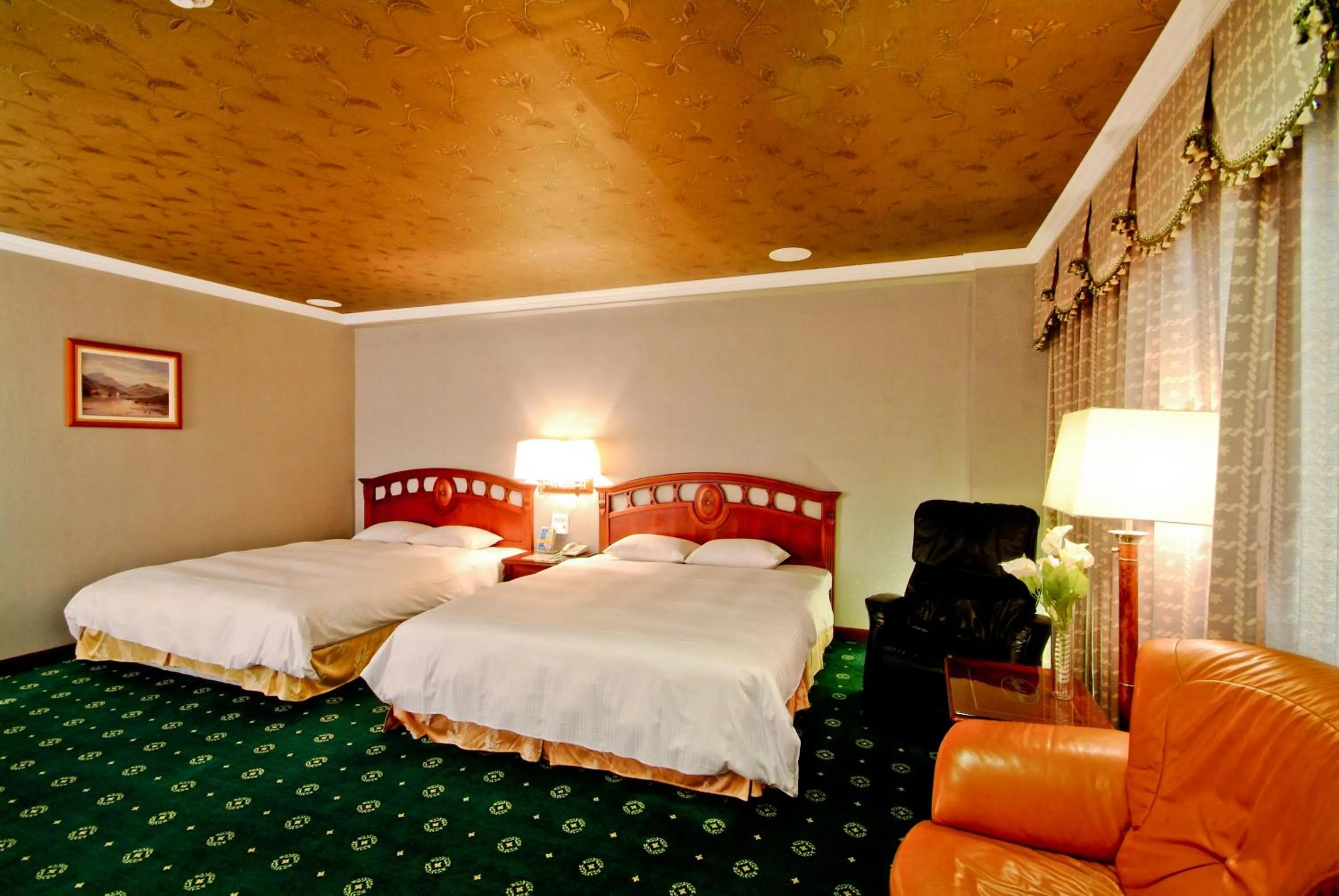 Photo of the whole room, Bed in F Hotel Tainan