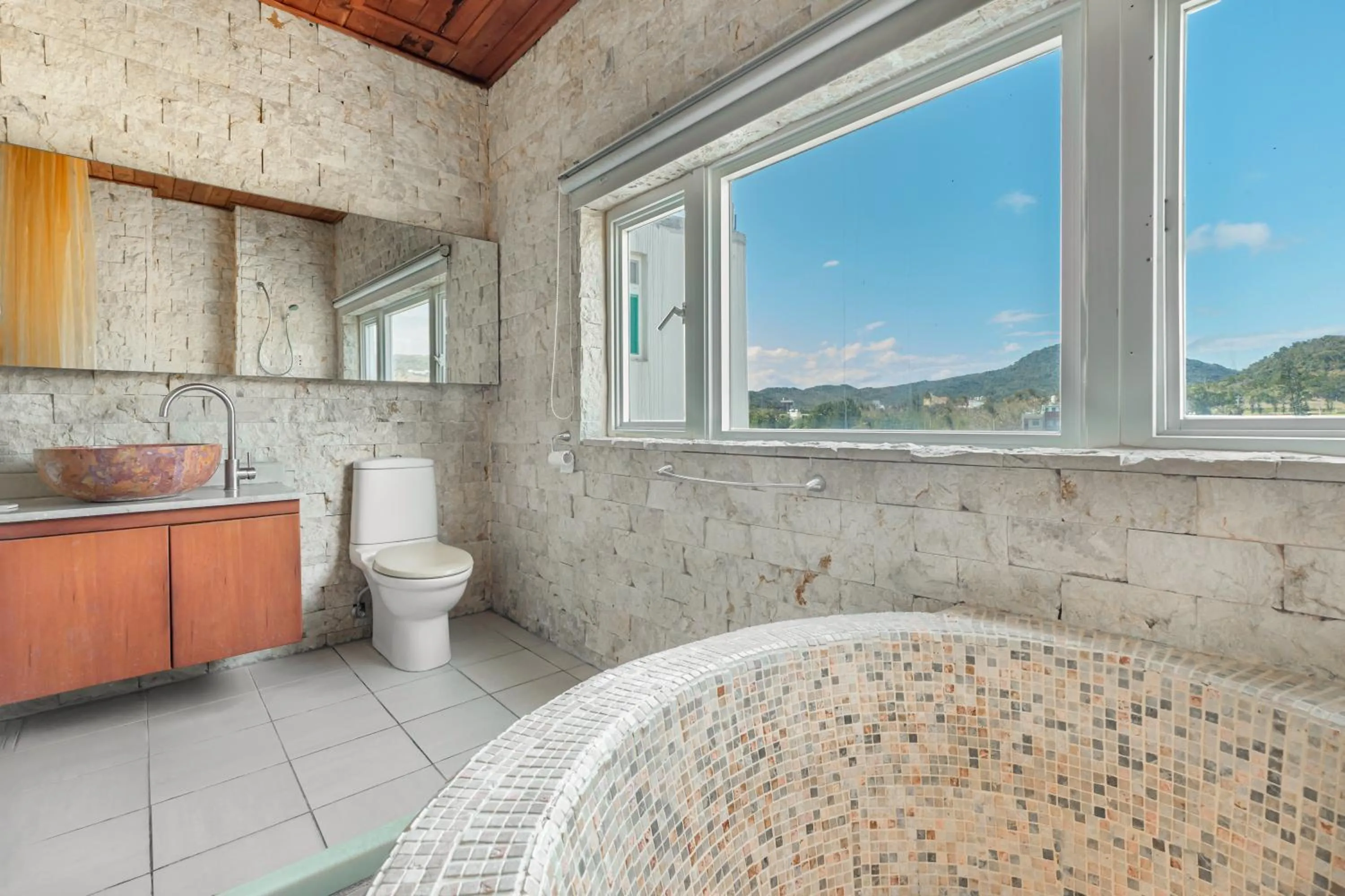 Bathroom in Golden Ocean Azure Hotel