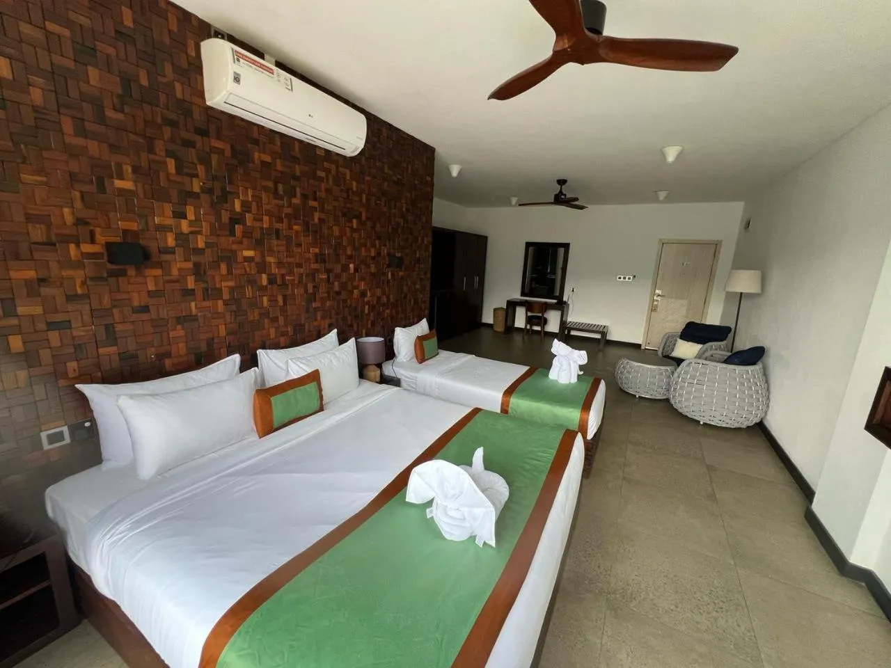 Bed in Ella Flower Garden Resort