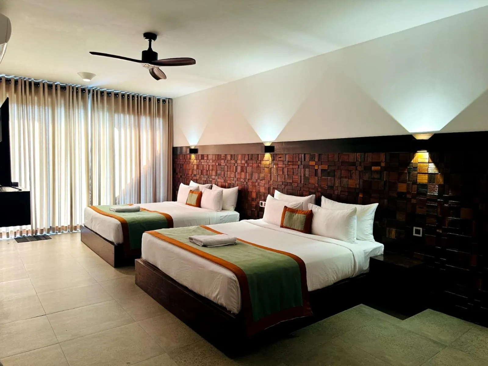 Bed in Ella Flower Garden Resort