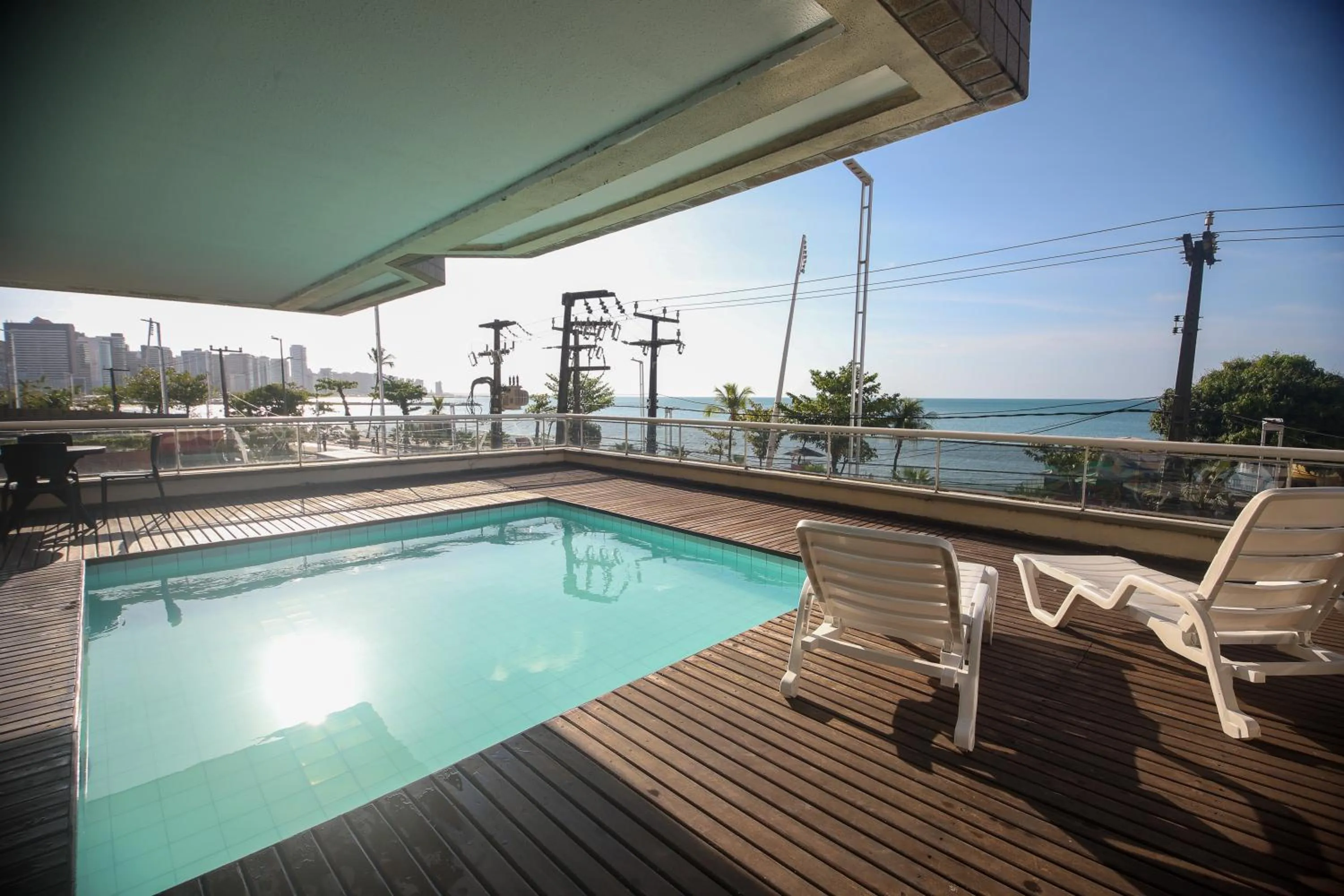 Swimming pool in Flat Beira Mar