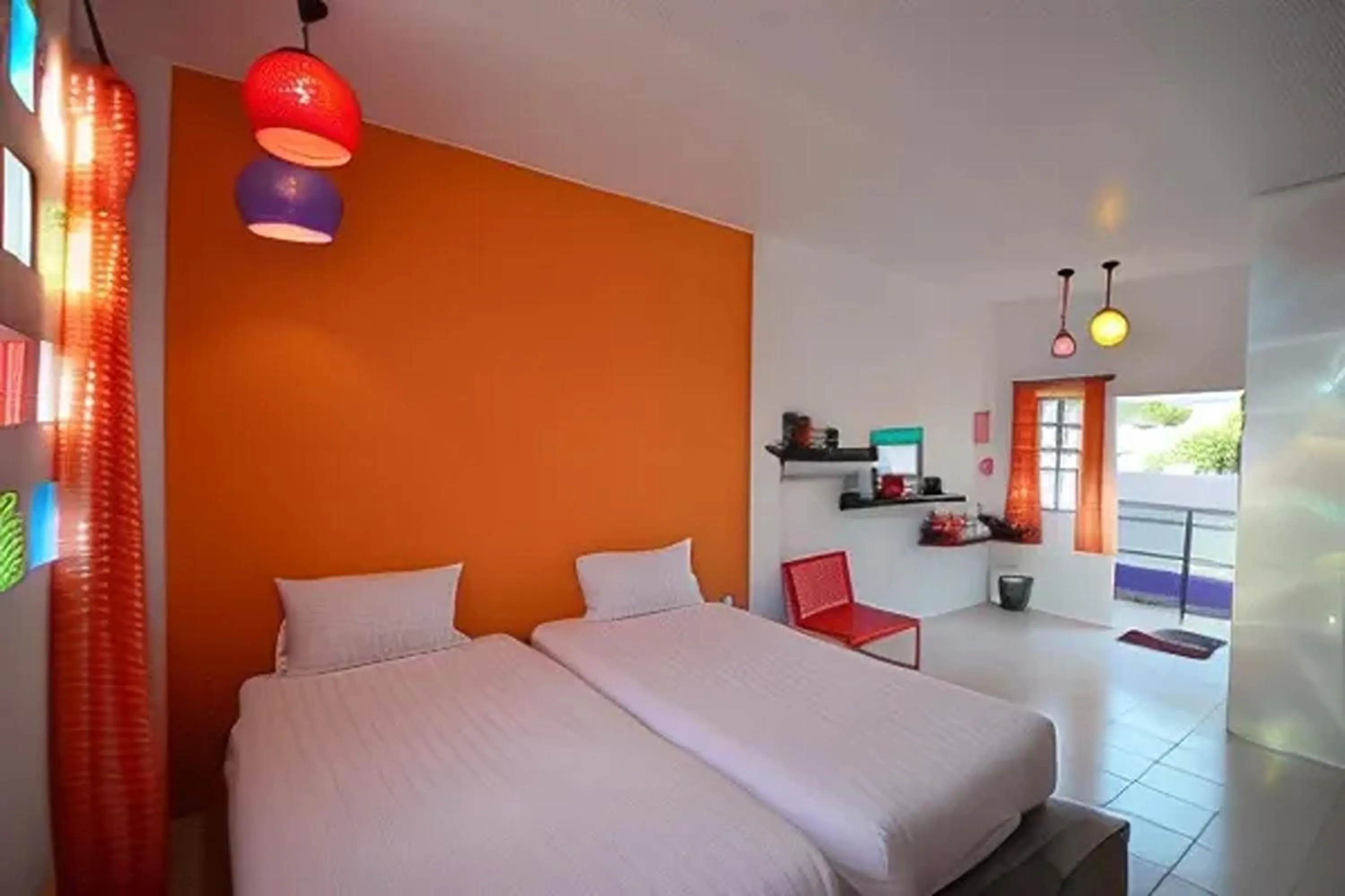 Bed in Na-Rak-O Resort