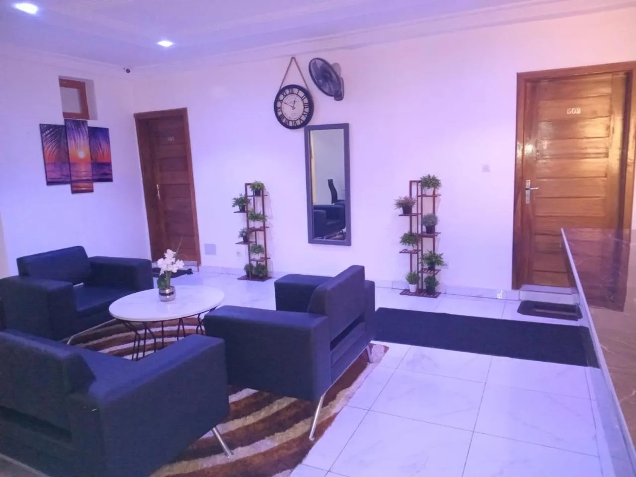 Seating area in Bi-Hotel 1