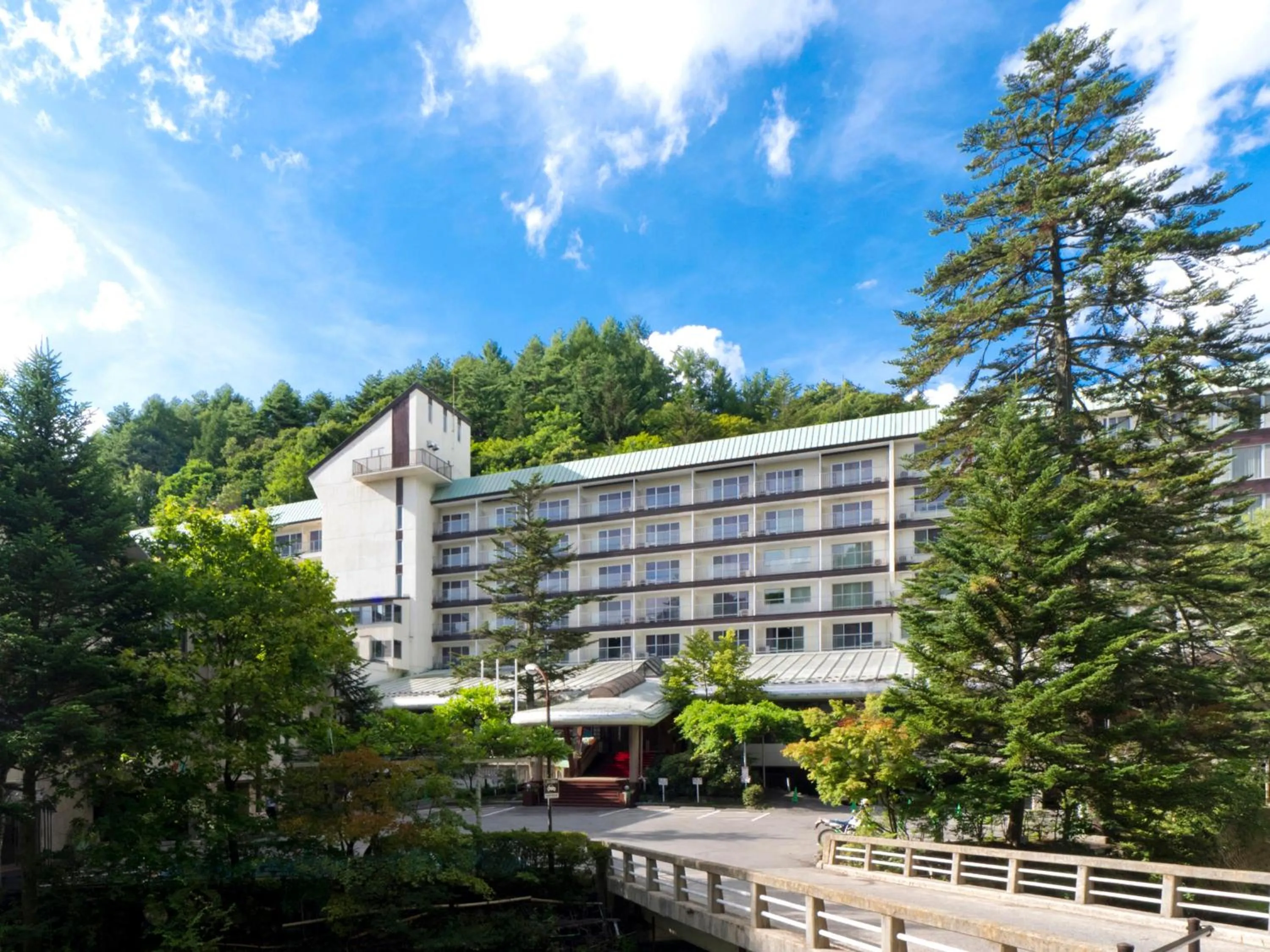 Property building in Tateshina Grand Hotel Takinoyu