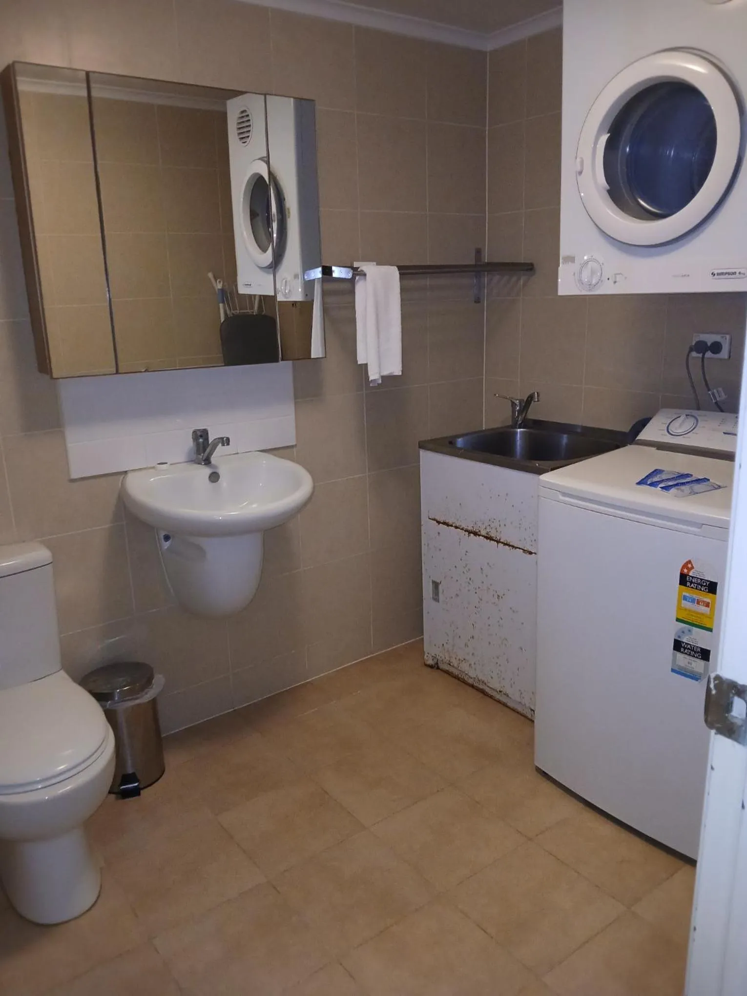 Toilet in Newcastle Central Plaza Apartment Hotel Official