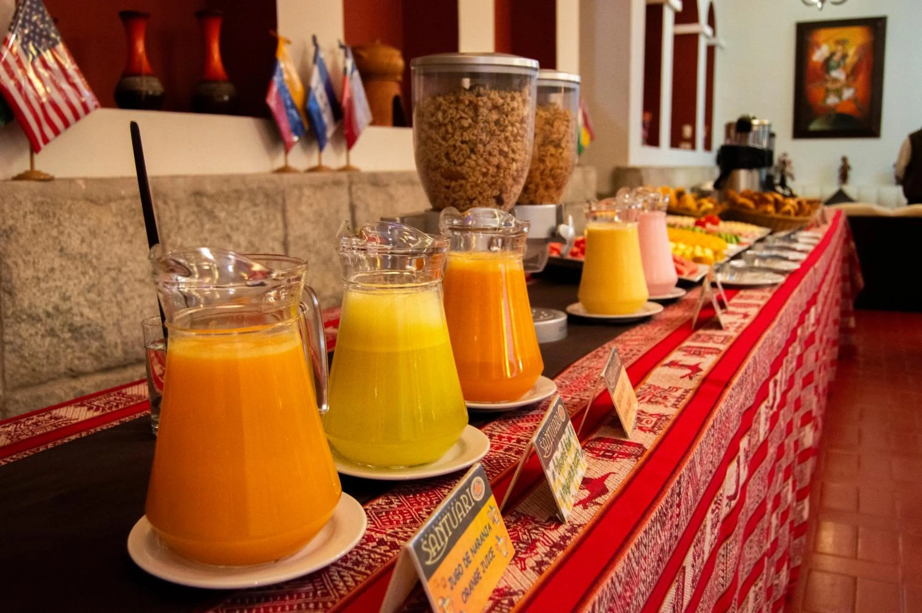 Food and drinks in Santuario Machupicchu
