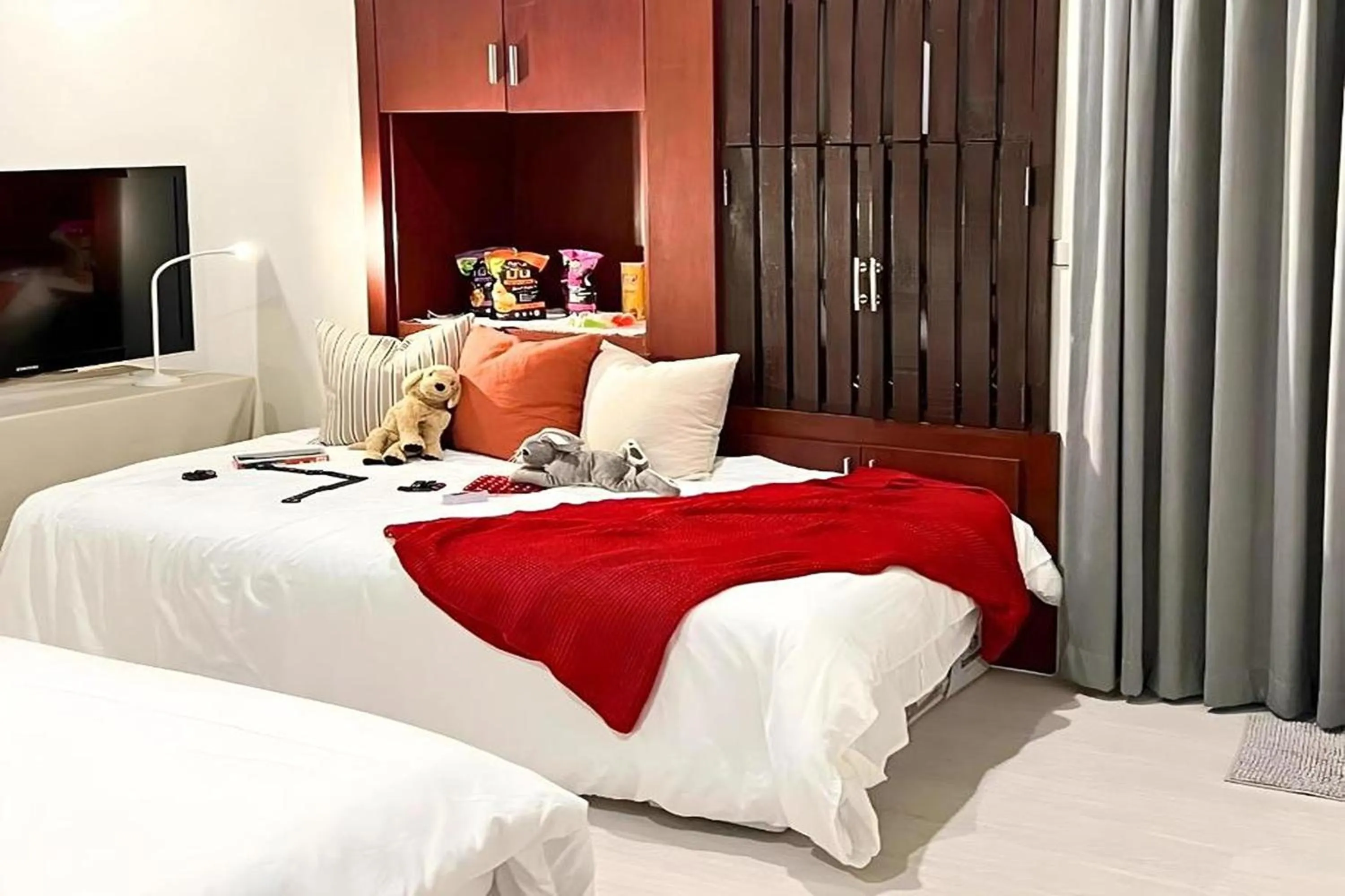 Bed in BM Pool Villa Pattaya