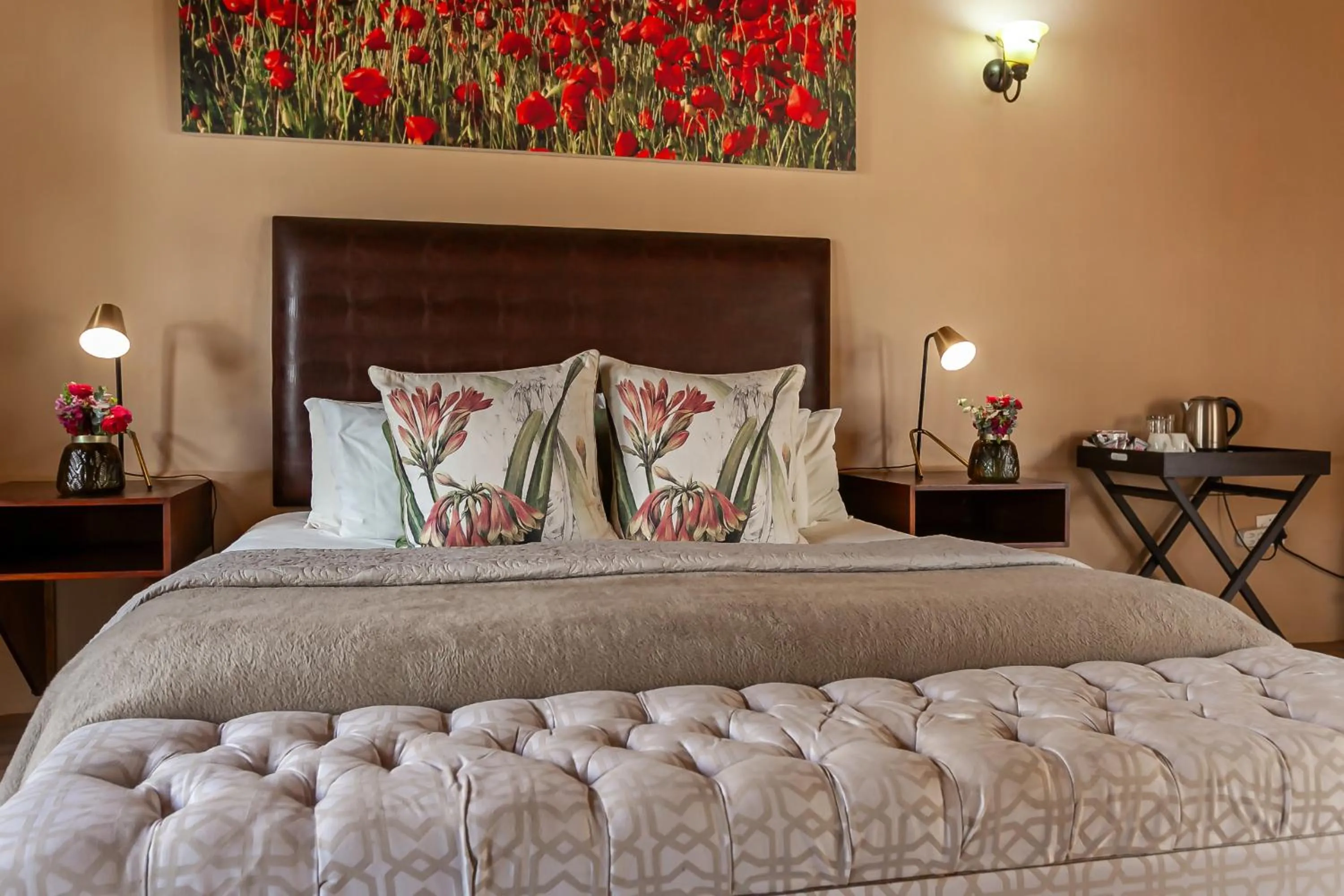 Bed in Leipzig Country House & Winery