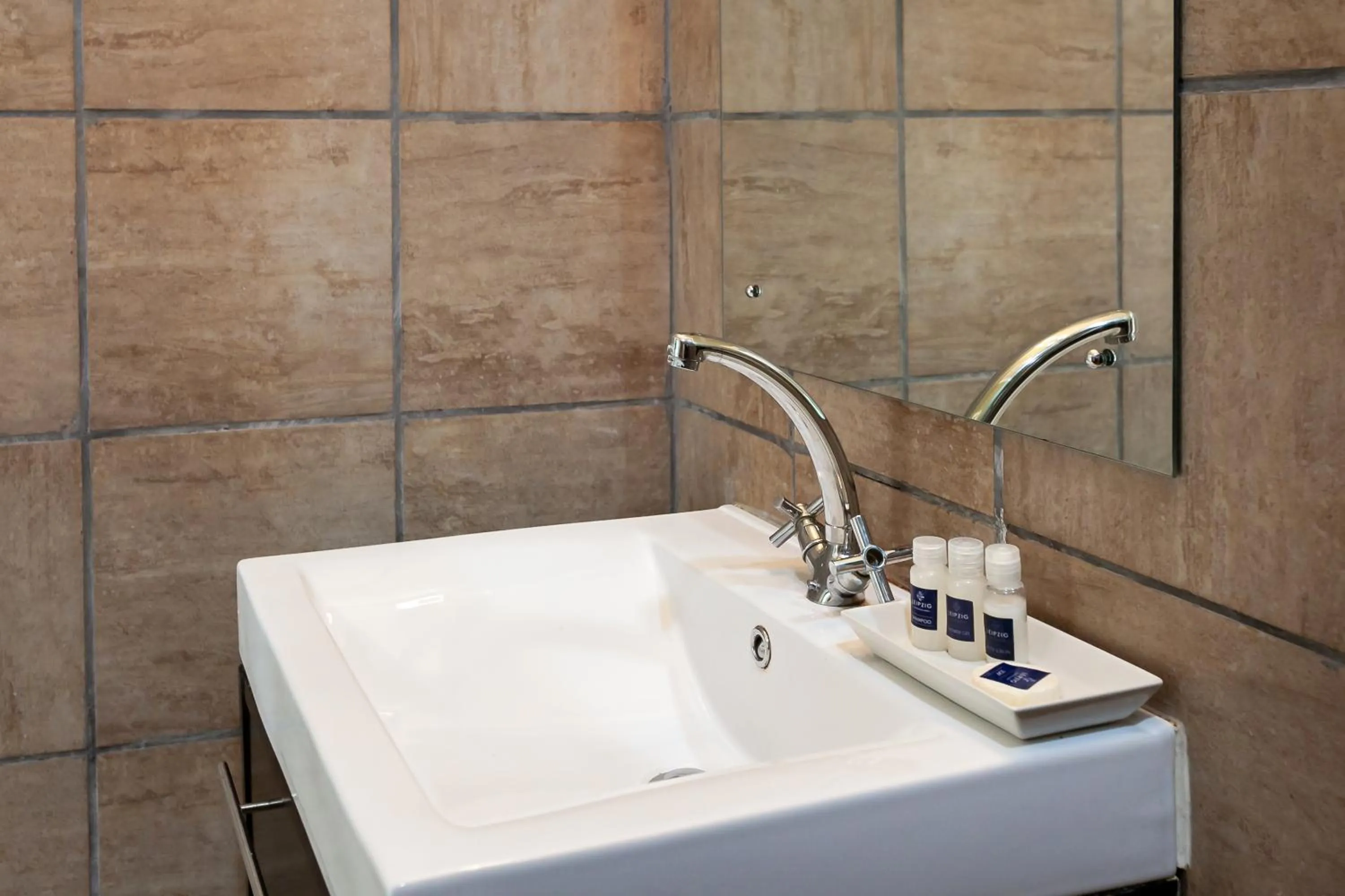 Bathroom in Leipzig Country House & Winery