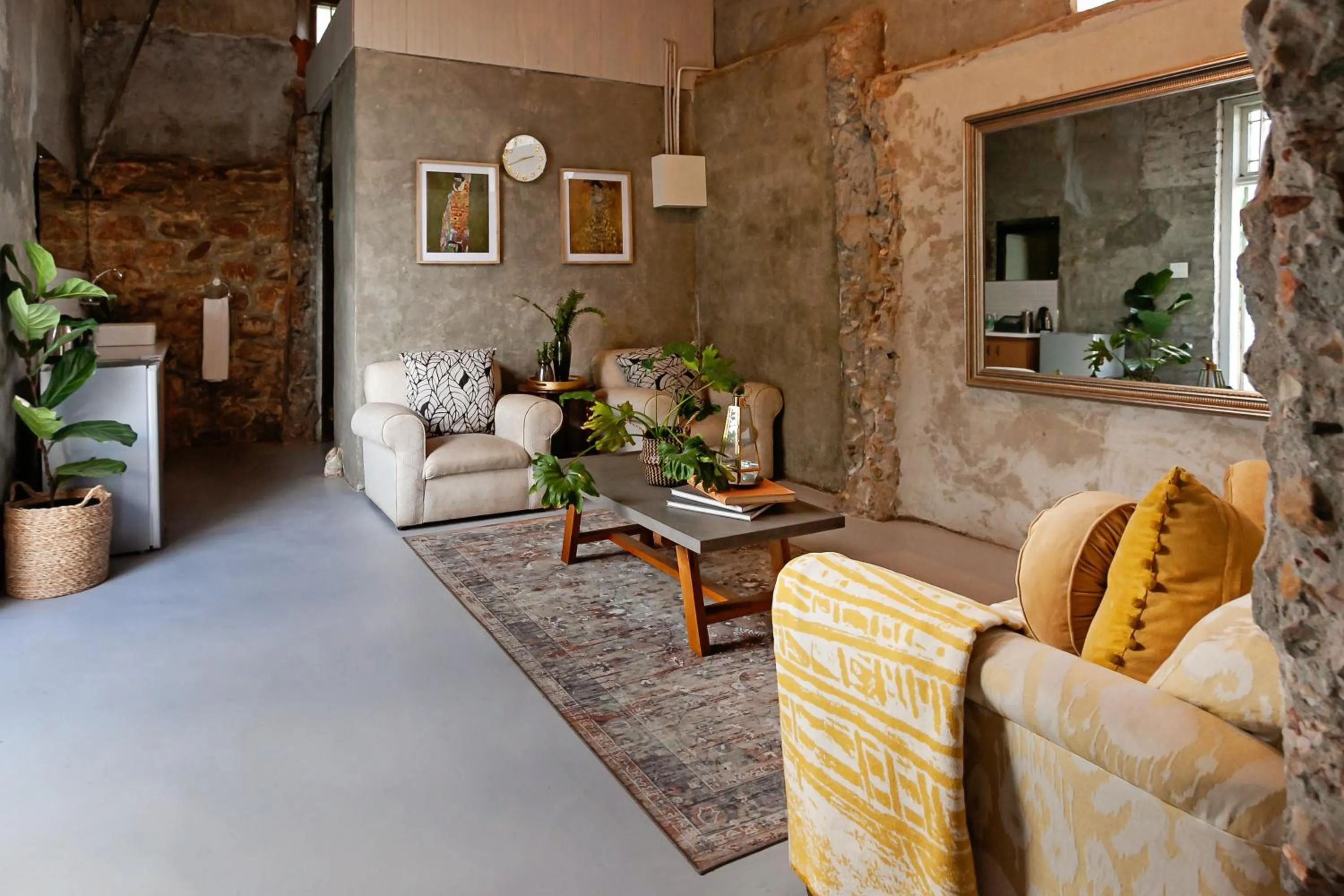 Living room in Leipzig Country House & Winery