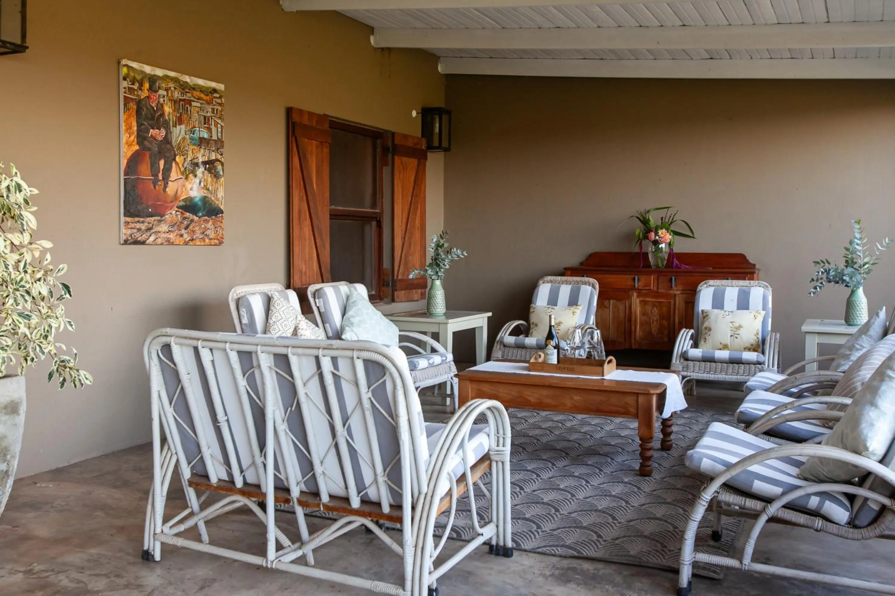 Mountain view in Leipzig Country House & Winery