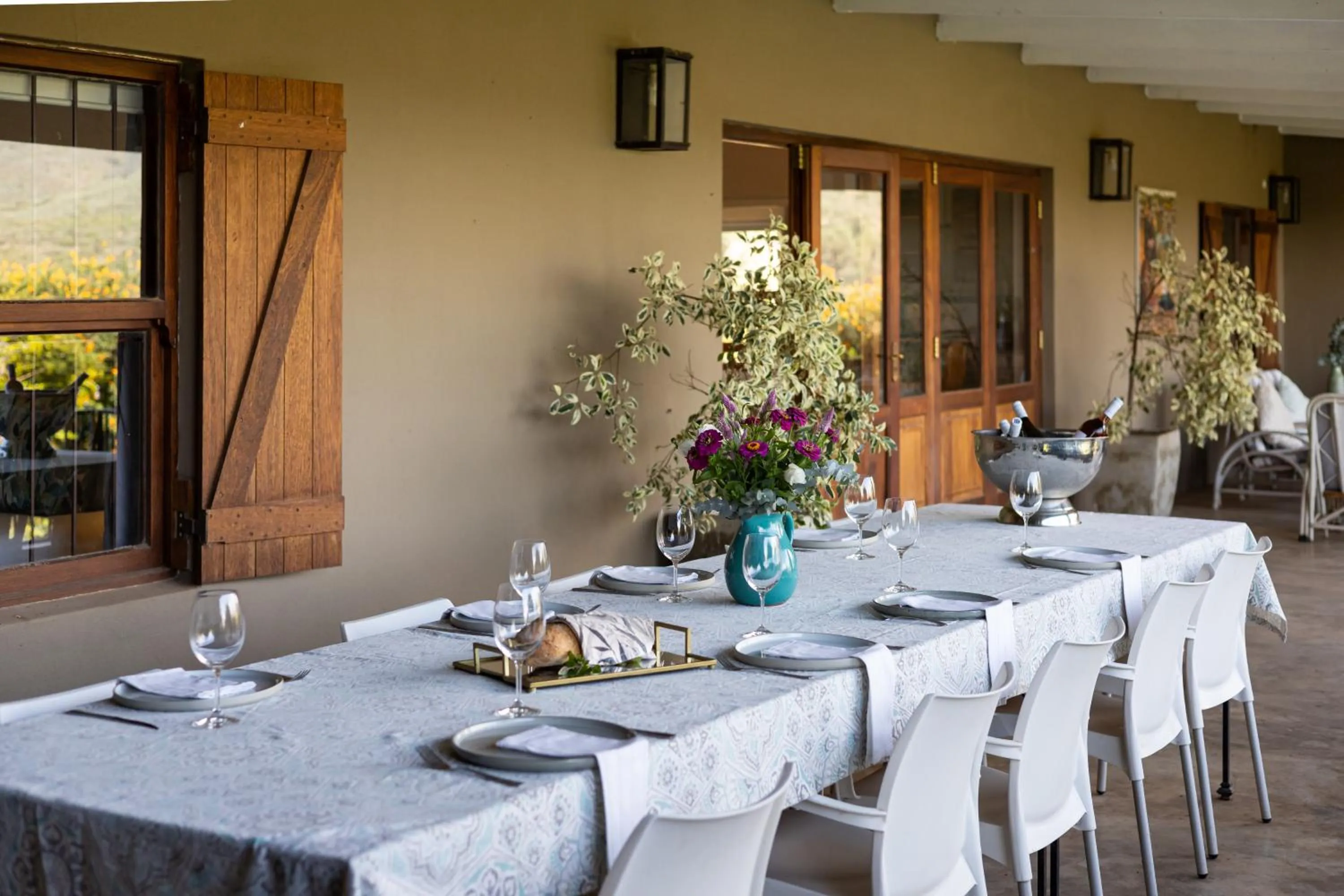 Seating area in Leipzig Country House & Winery