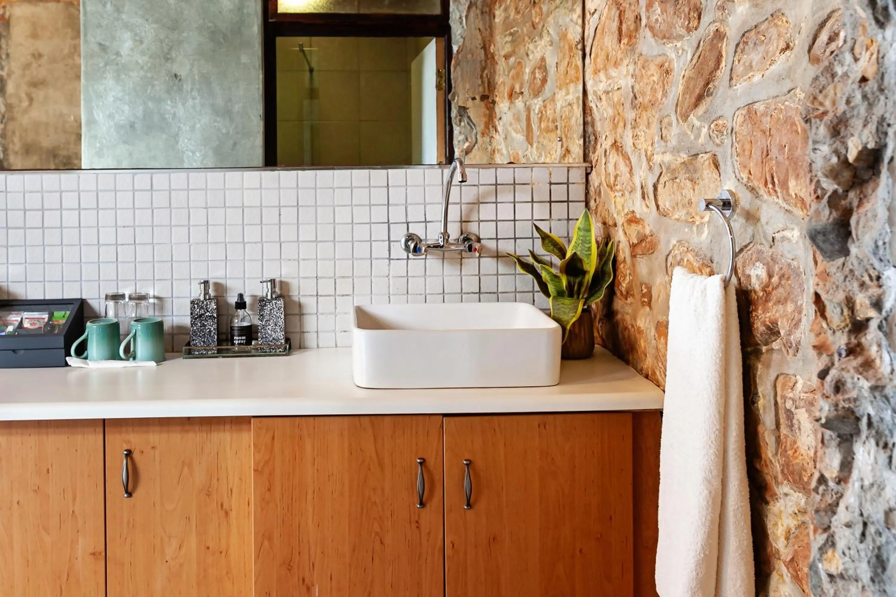 Kitchen or kitchenette in Leipzig Country House & Winery