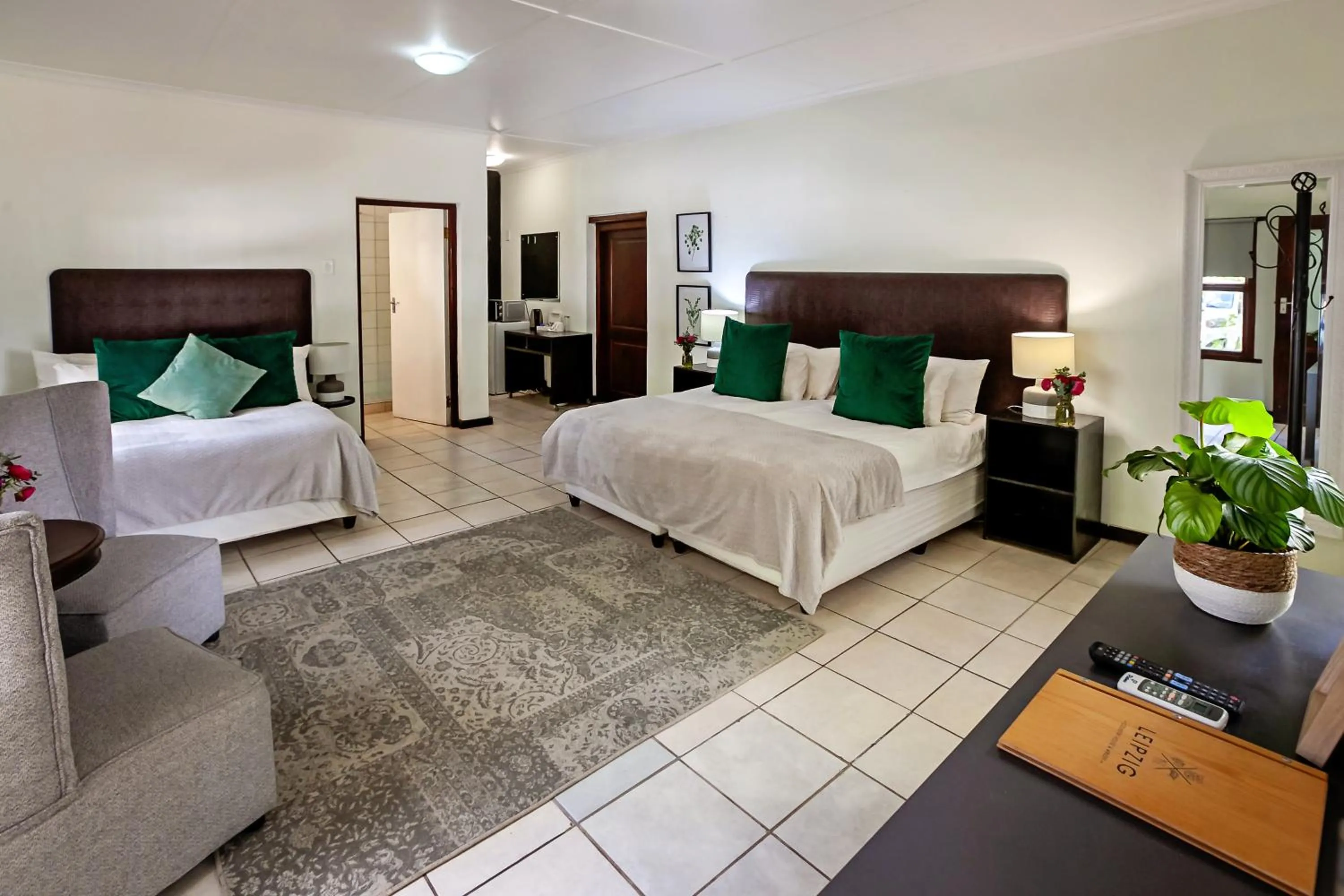 Bed in Leipzig Country House & Winery