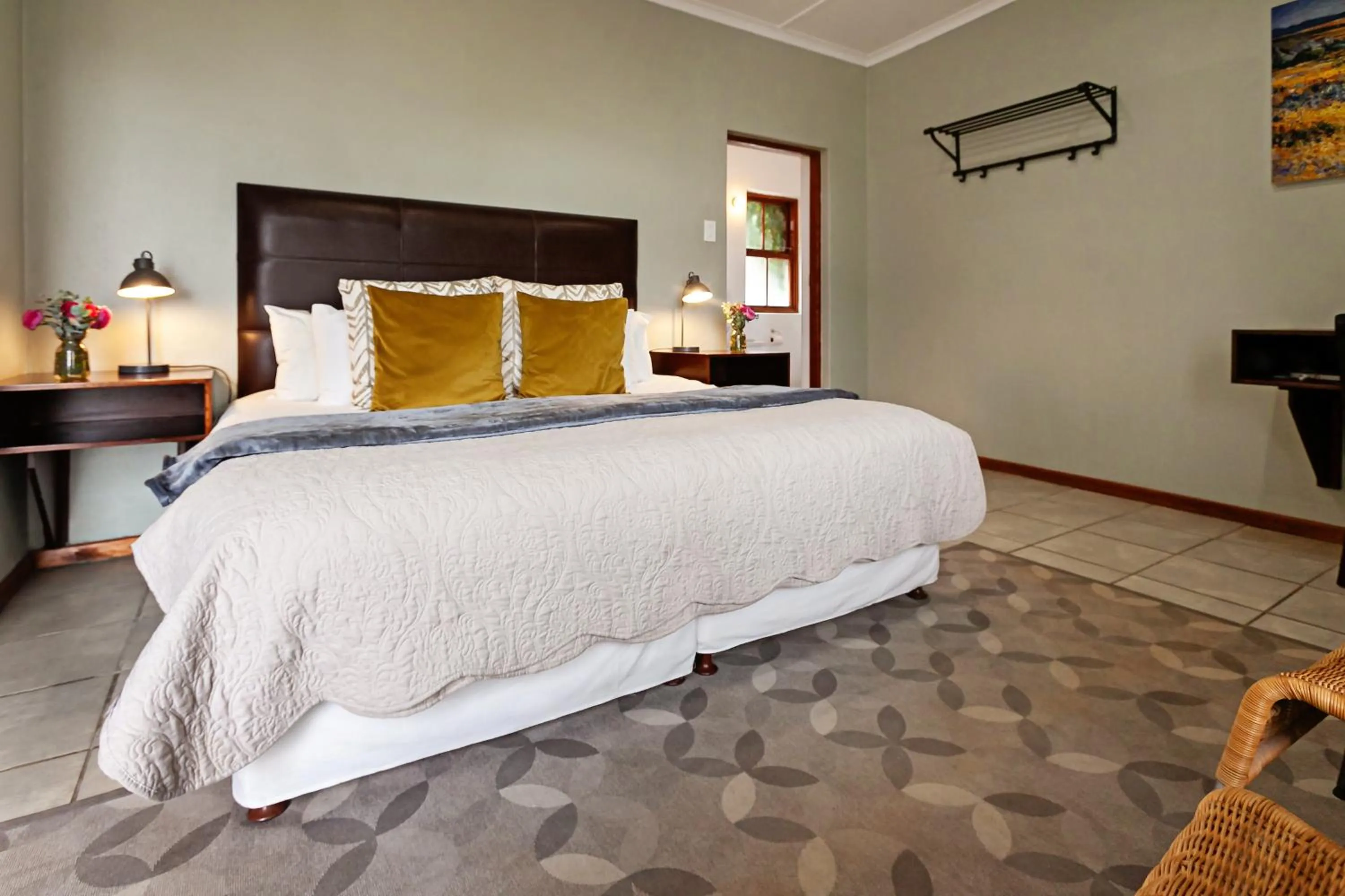 Bed in Leipzig Country House & Winery