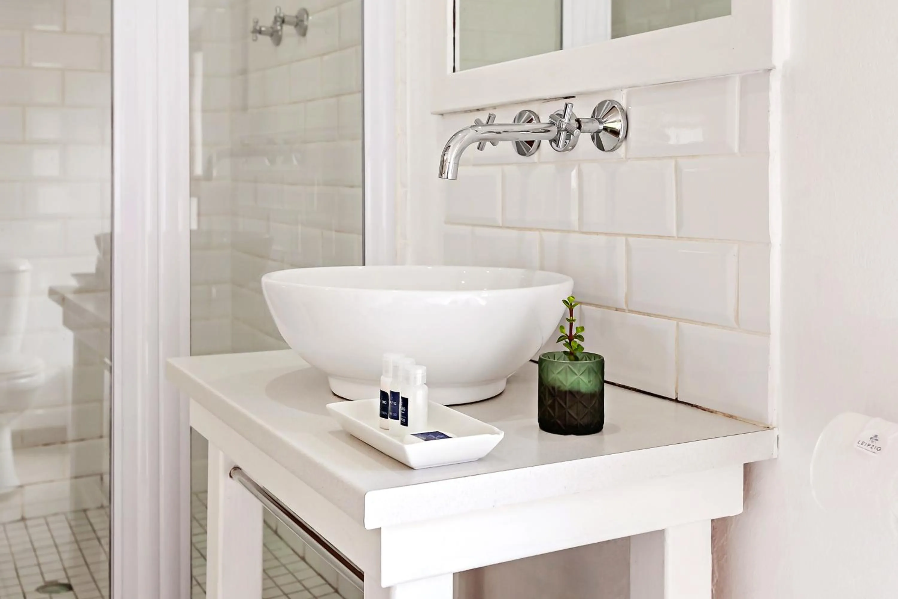 Bathroom in Leipzig Country House & Winery