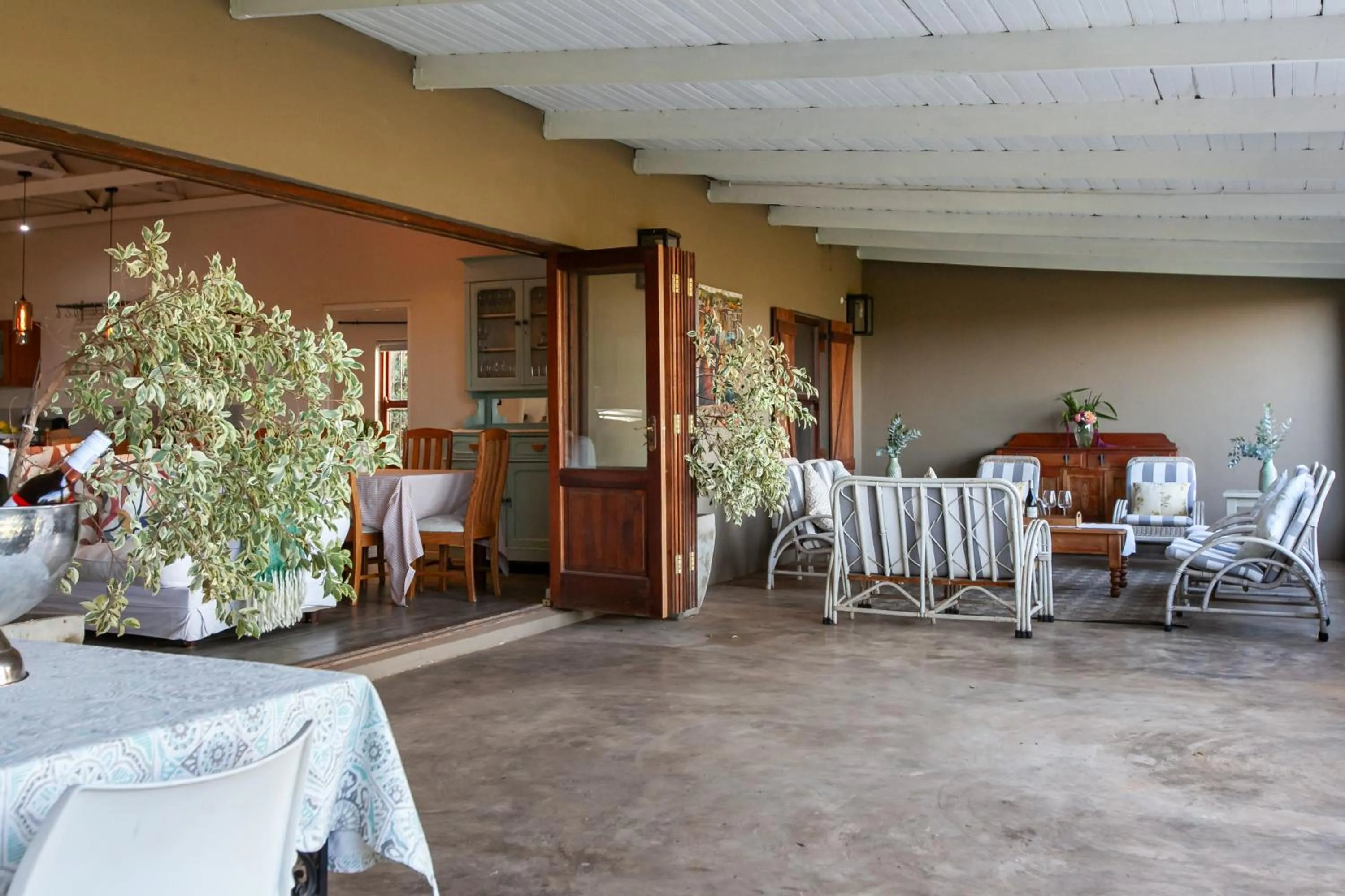 Seating area in Leipzig Country House & Winery