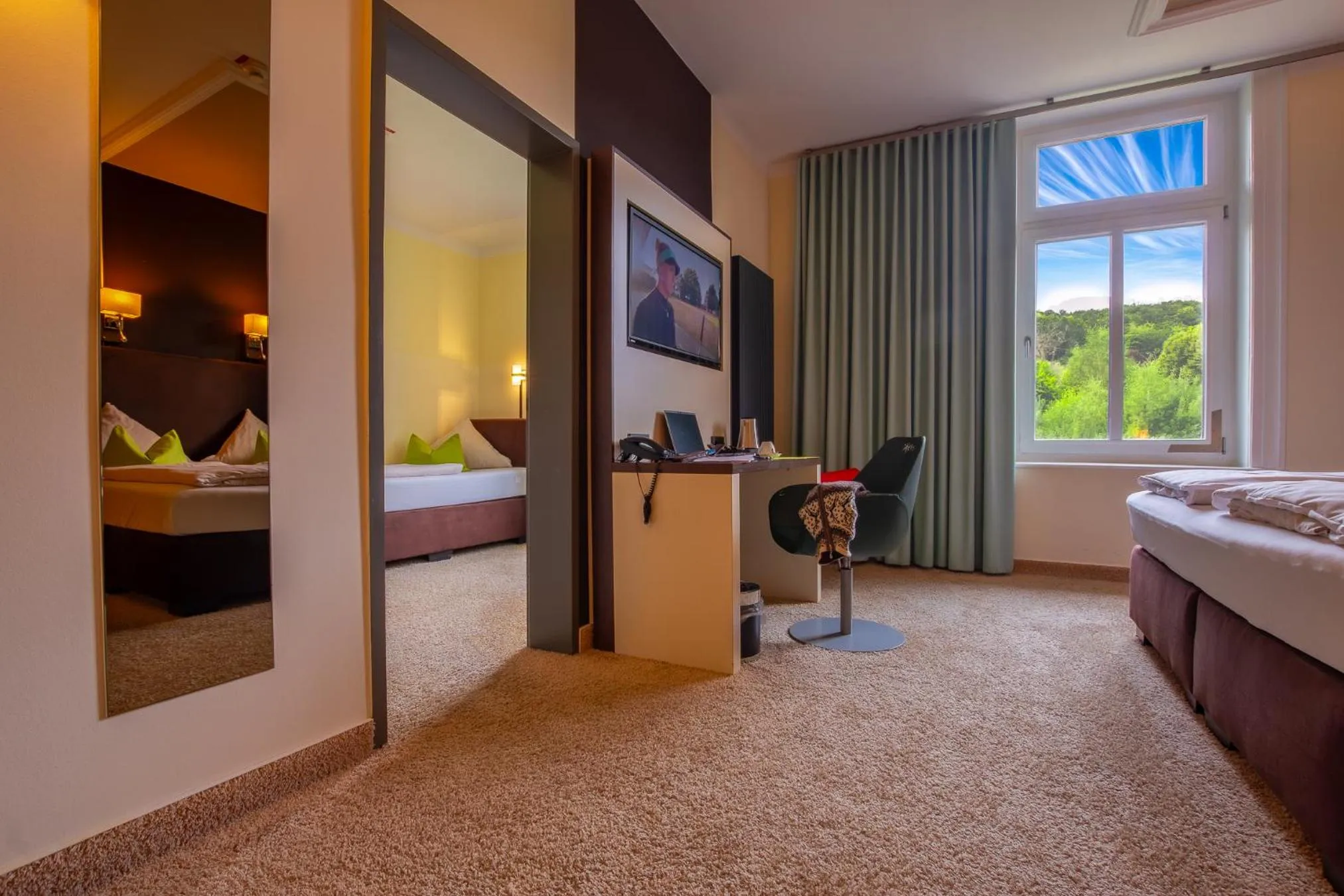 Bed in Parkhotel Bad Rehburg