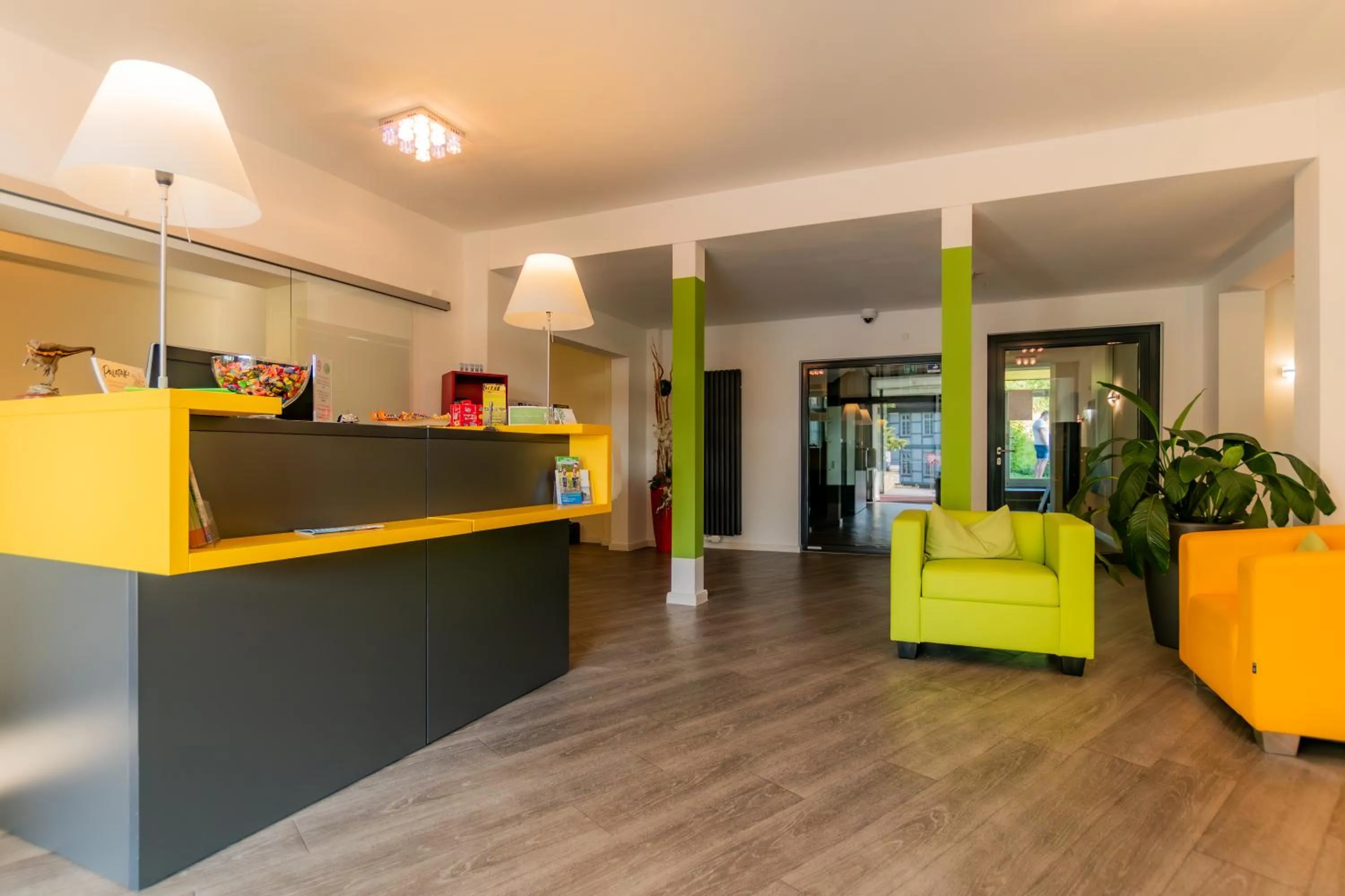 Lobby or reception in Parkhotel Bad Rehburg