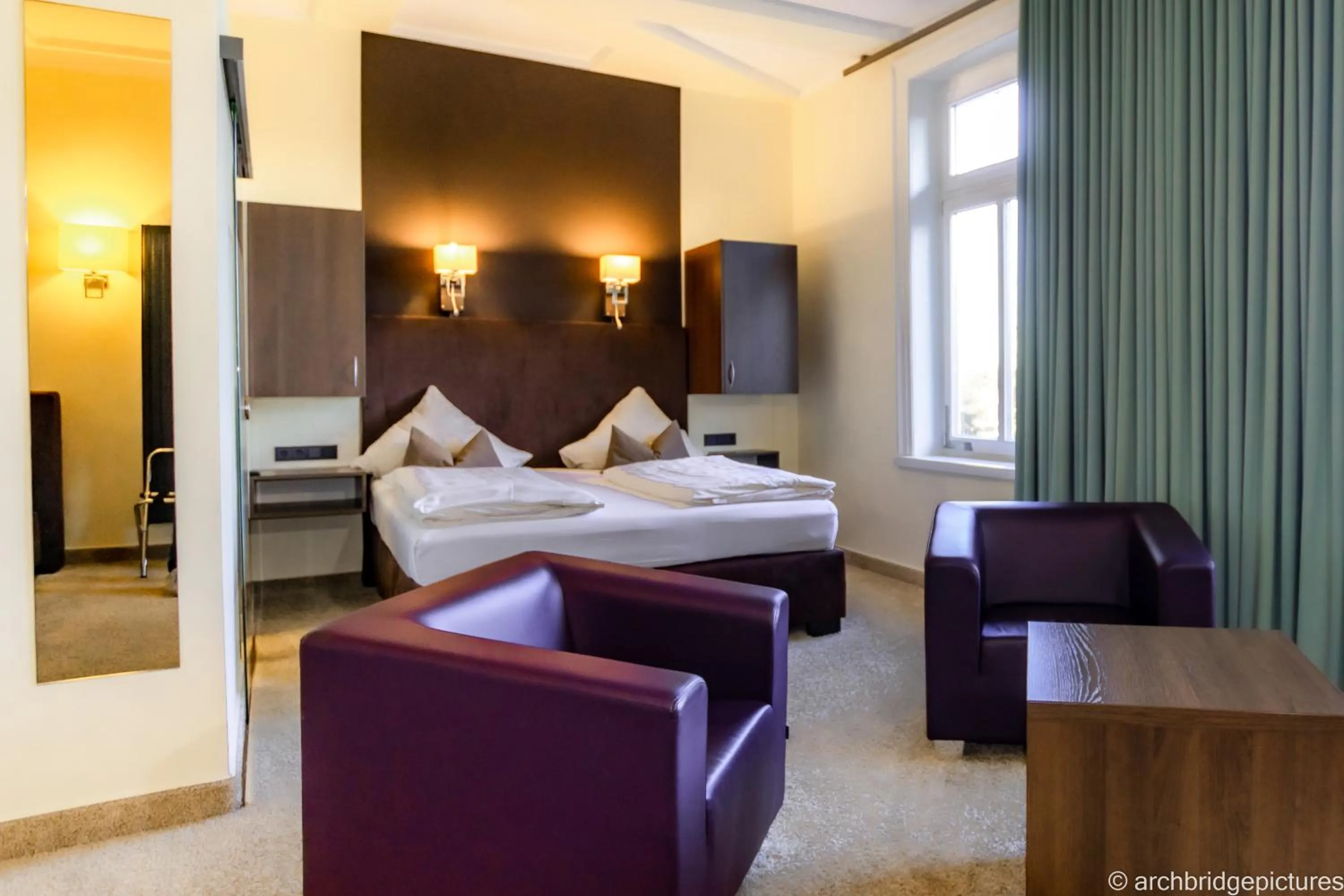 Bed in Parkhotel Bad Rehburg