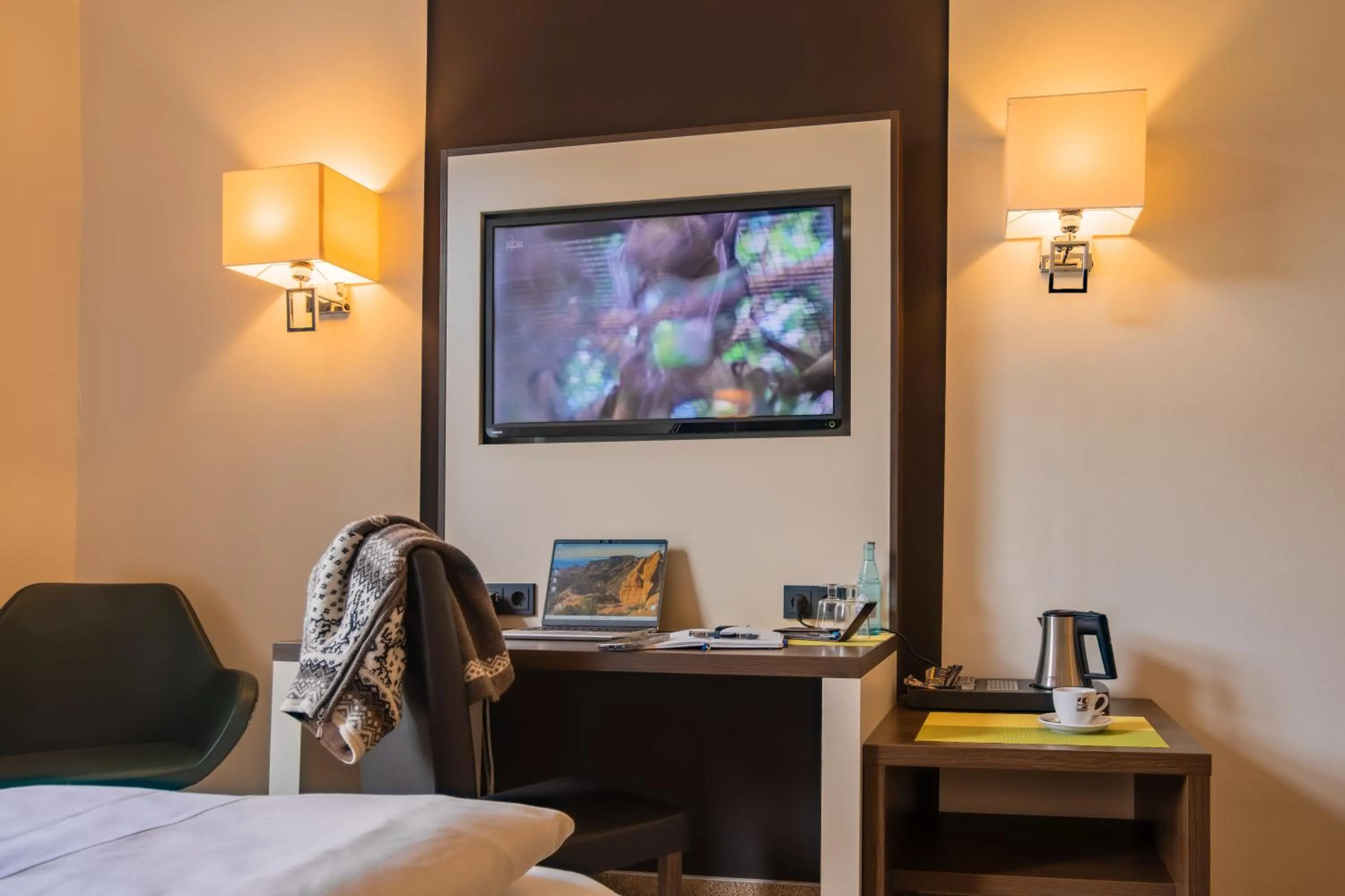 TV and multimedia, Bed in Parkhotel Bad Rehburg