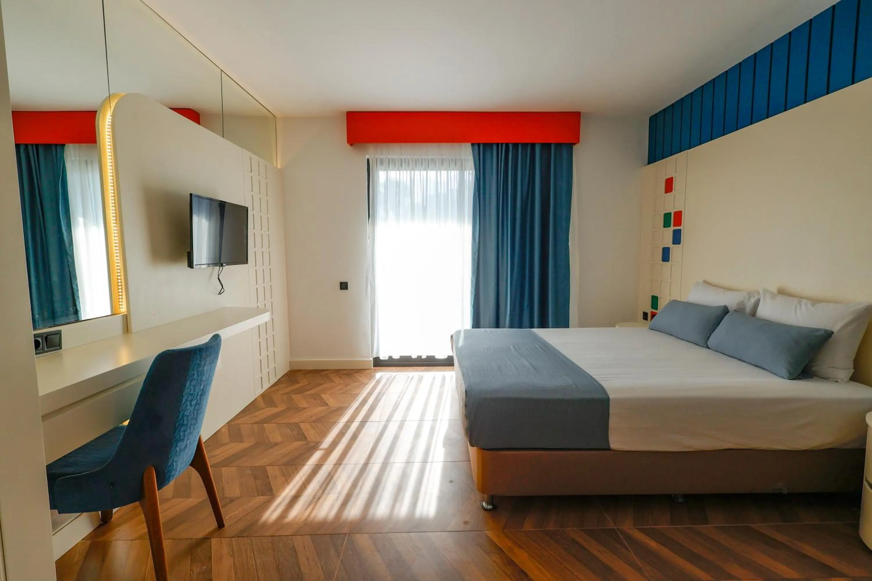 Bed in Forest In Hotel