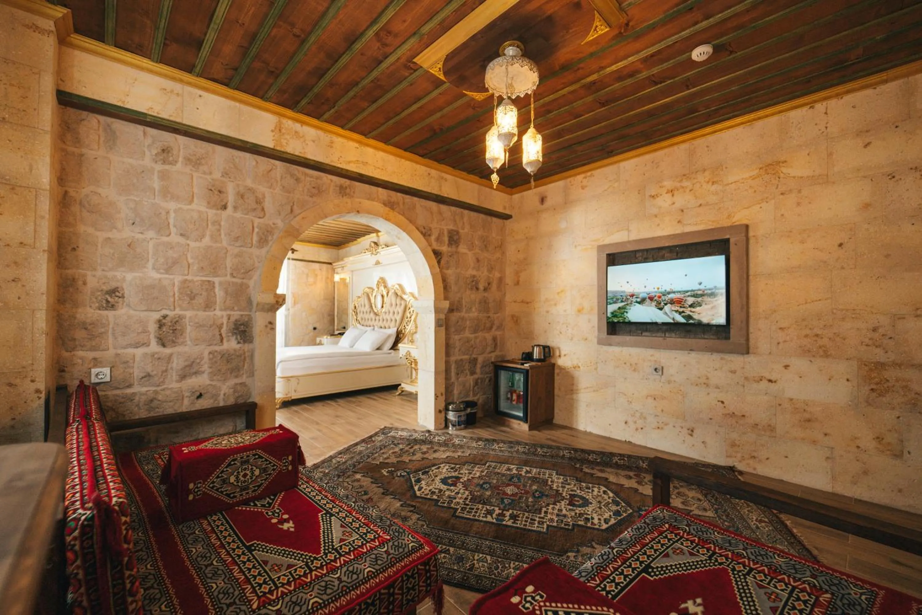 TV and multimedia, Bed in İncebey Konak Cappadocia
