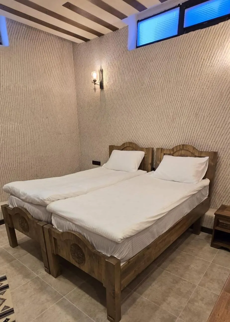 Bed in İncebey Konak Cappadocia