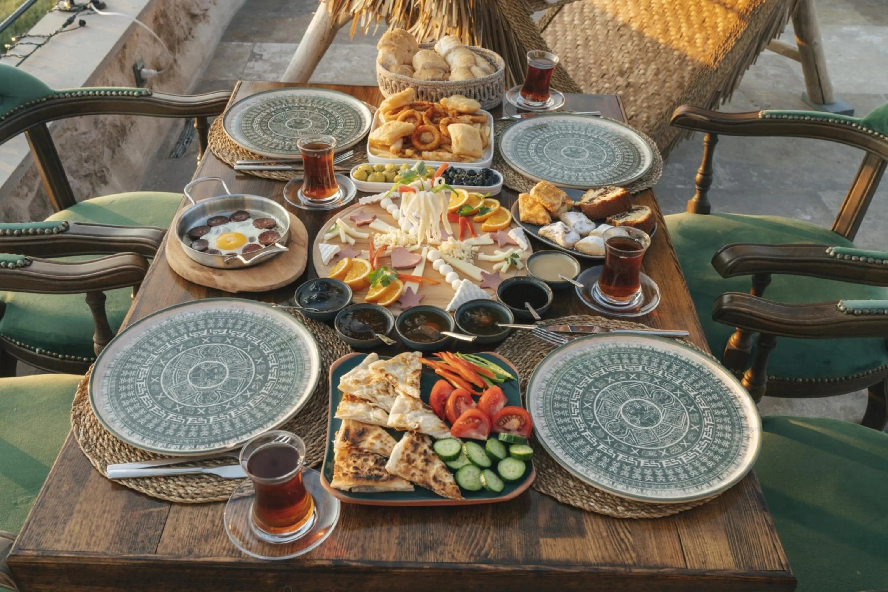 Food and drinks in İncebey Konak Cappadocia