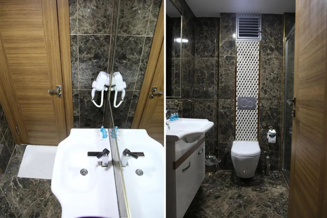 Shower in Safir Hotel