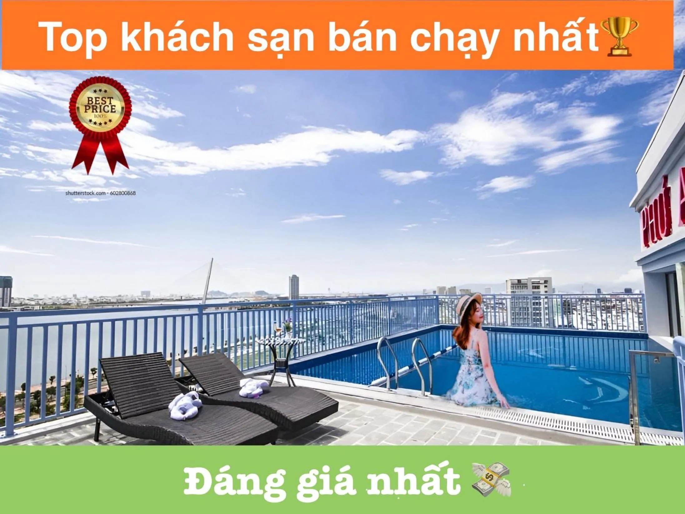 Swimming pool in Phú An Hotel