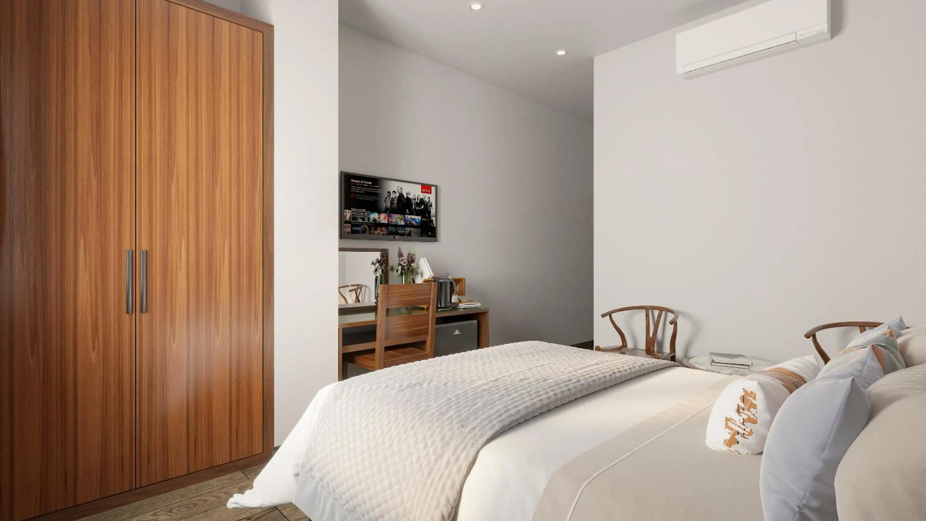 Bedroom, Bed in Phú An Hotel