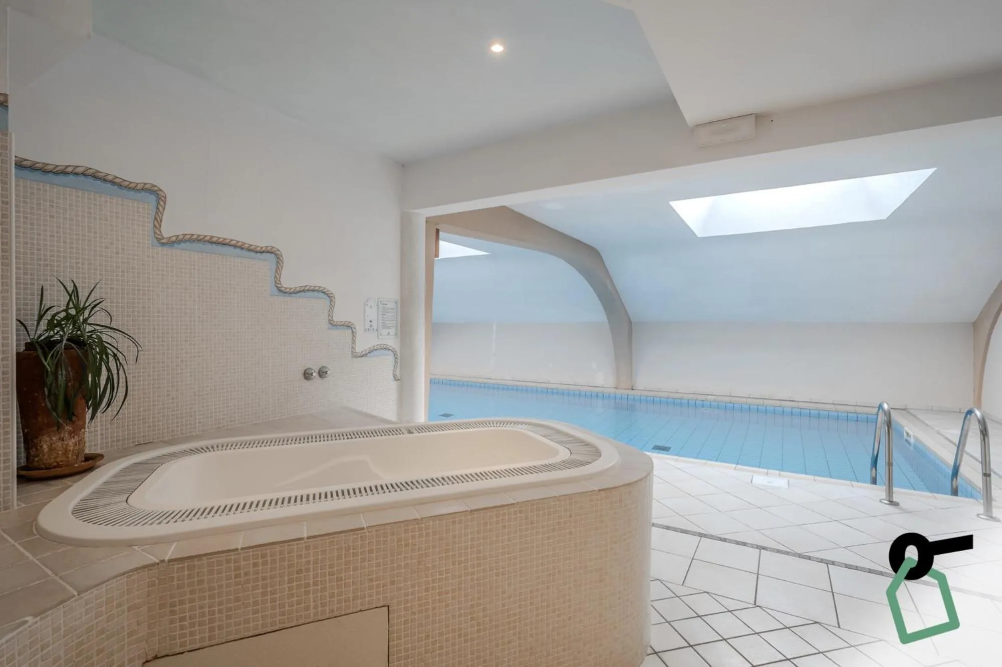 Swimming pool in HOTIDAY Apartment Collection - San Martino