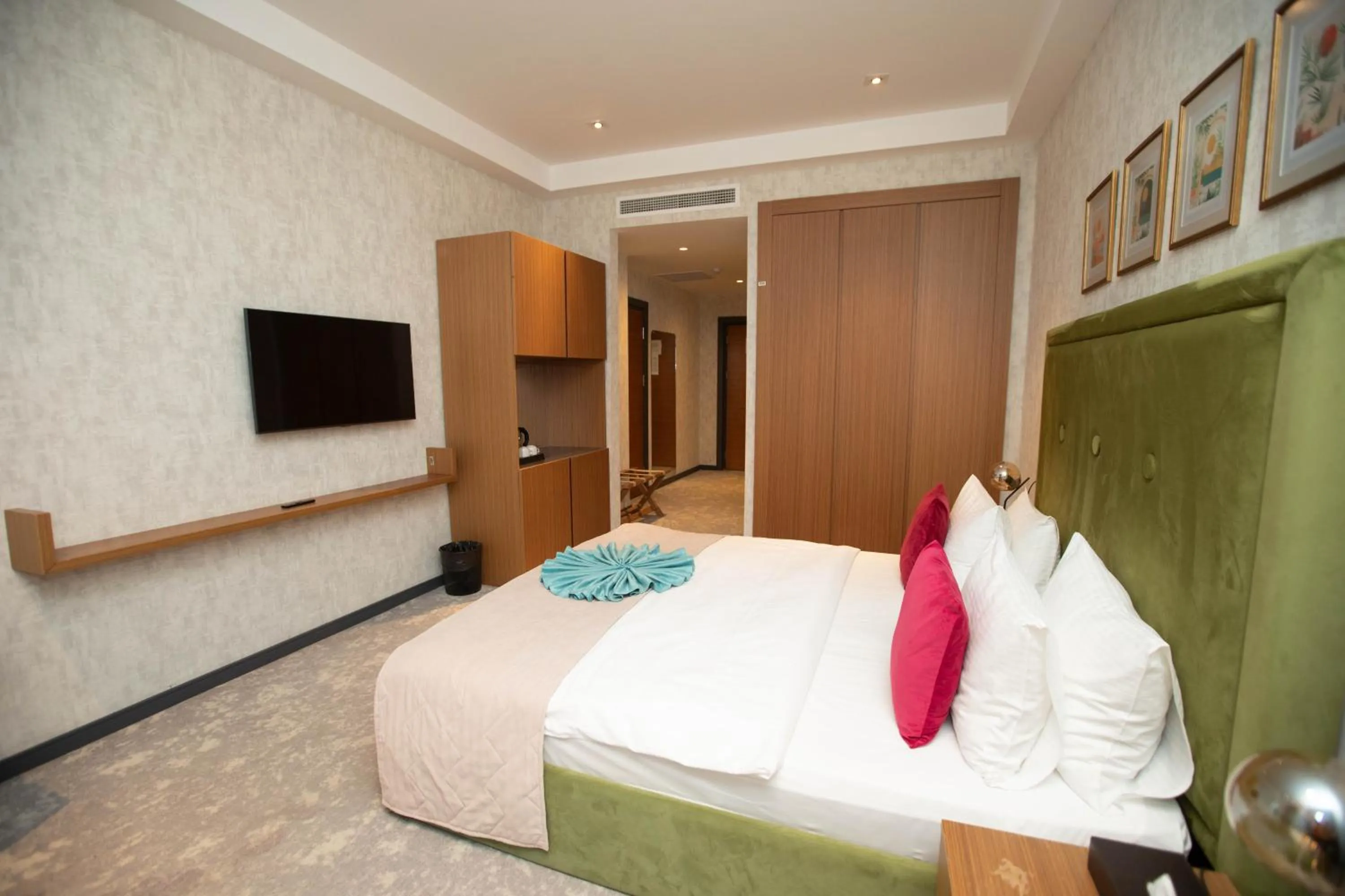 Bed in Arena Grand Hotel