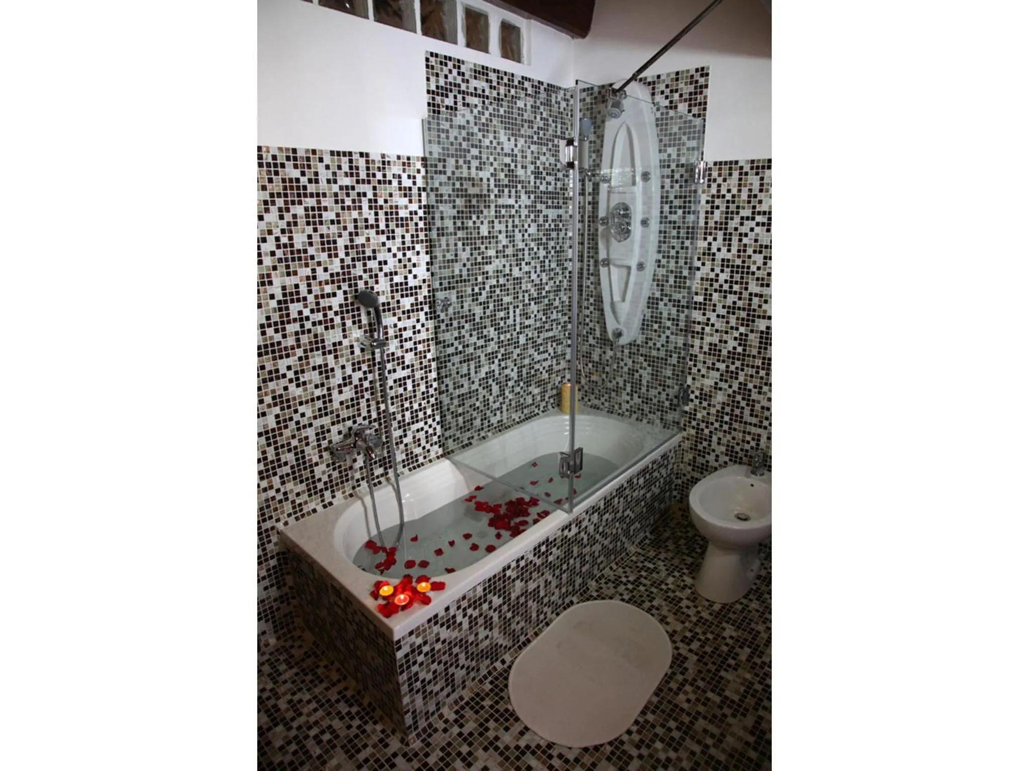 Toilet in B&B Valle degli Ulivi Vallecorsa