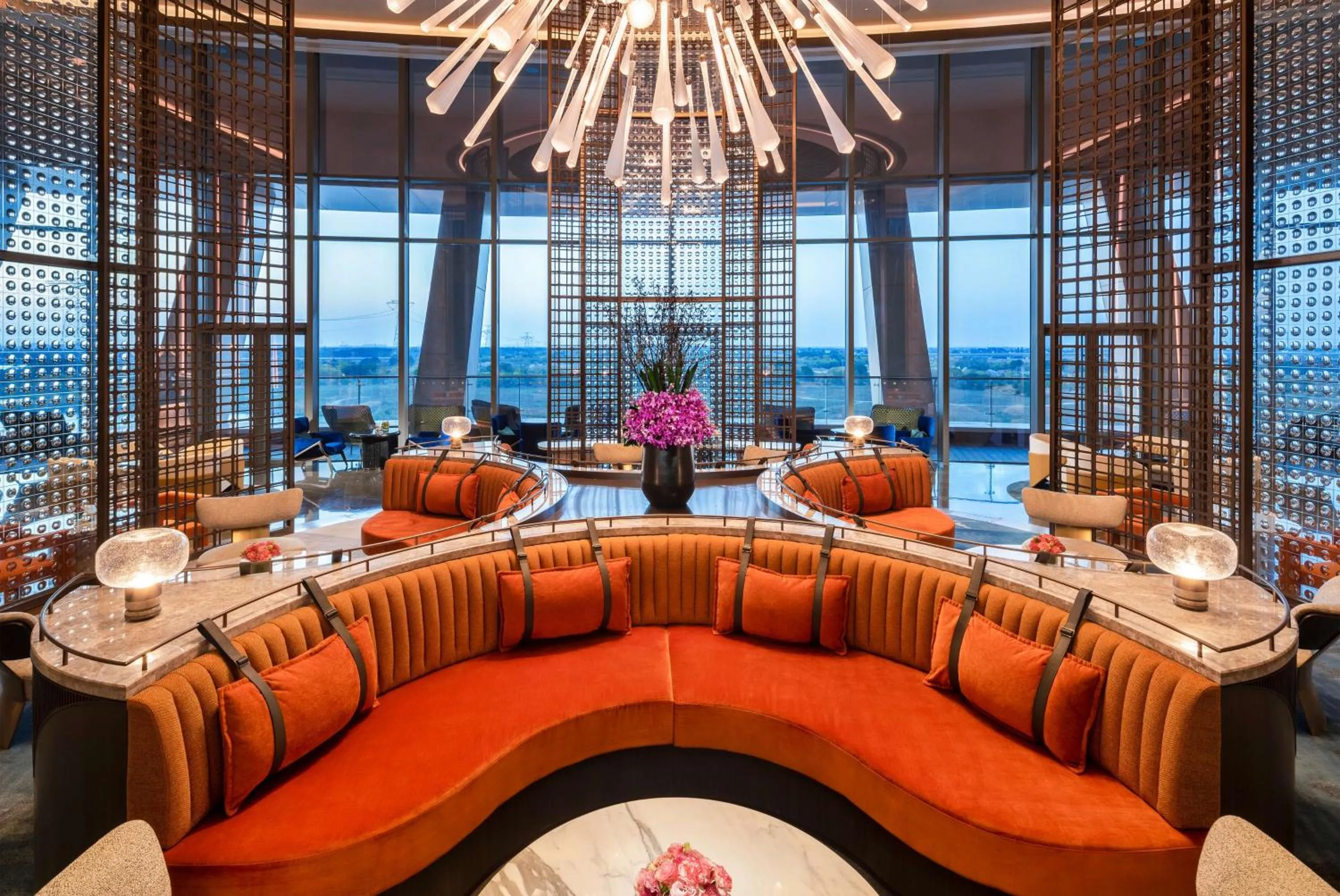 Dining area in Hilton Huzhou Nanxun
