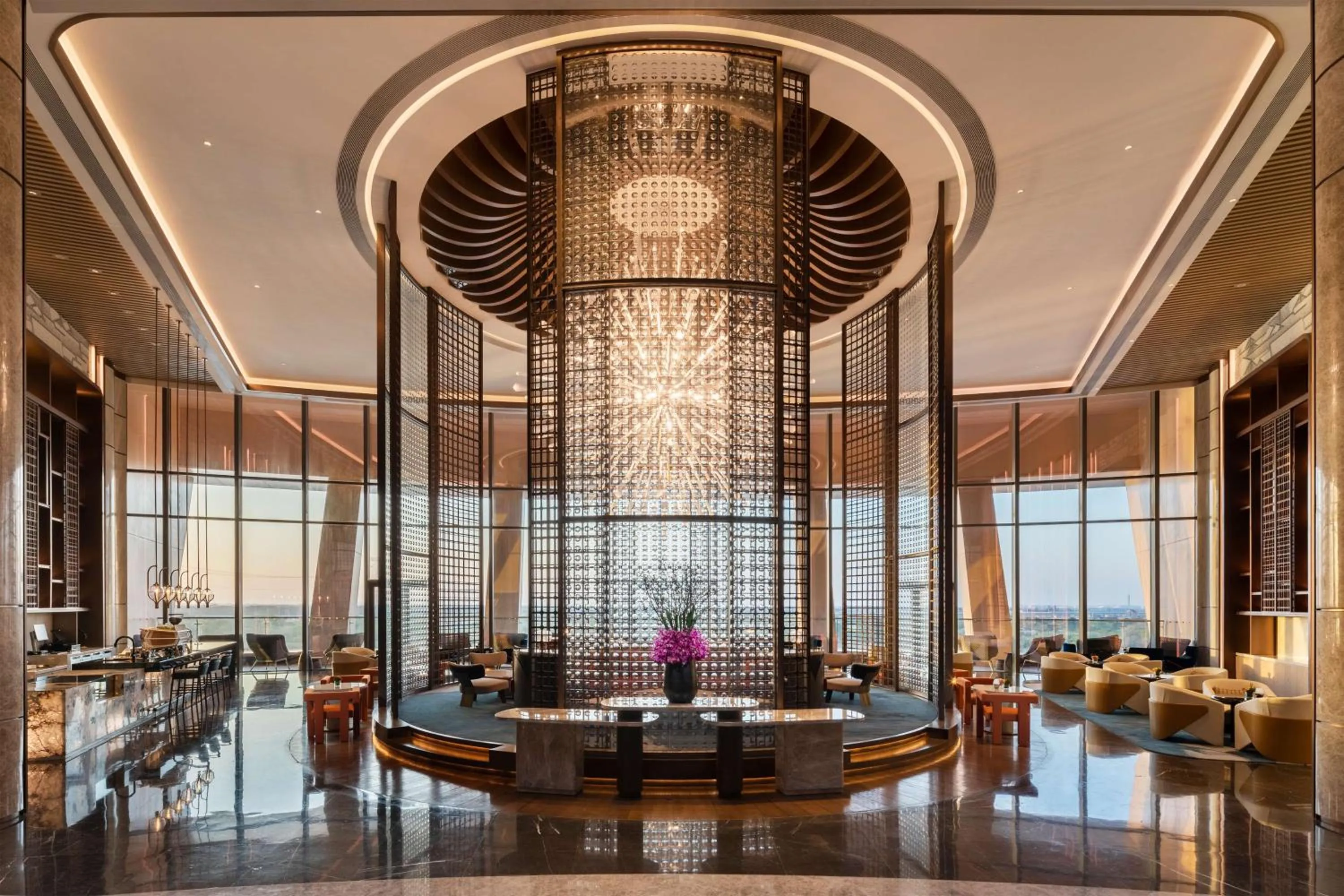 Lobby or reception in Hilton Huzhou Nanxun