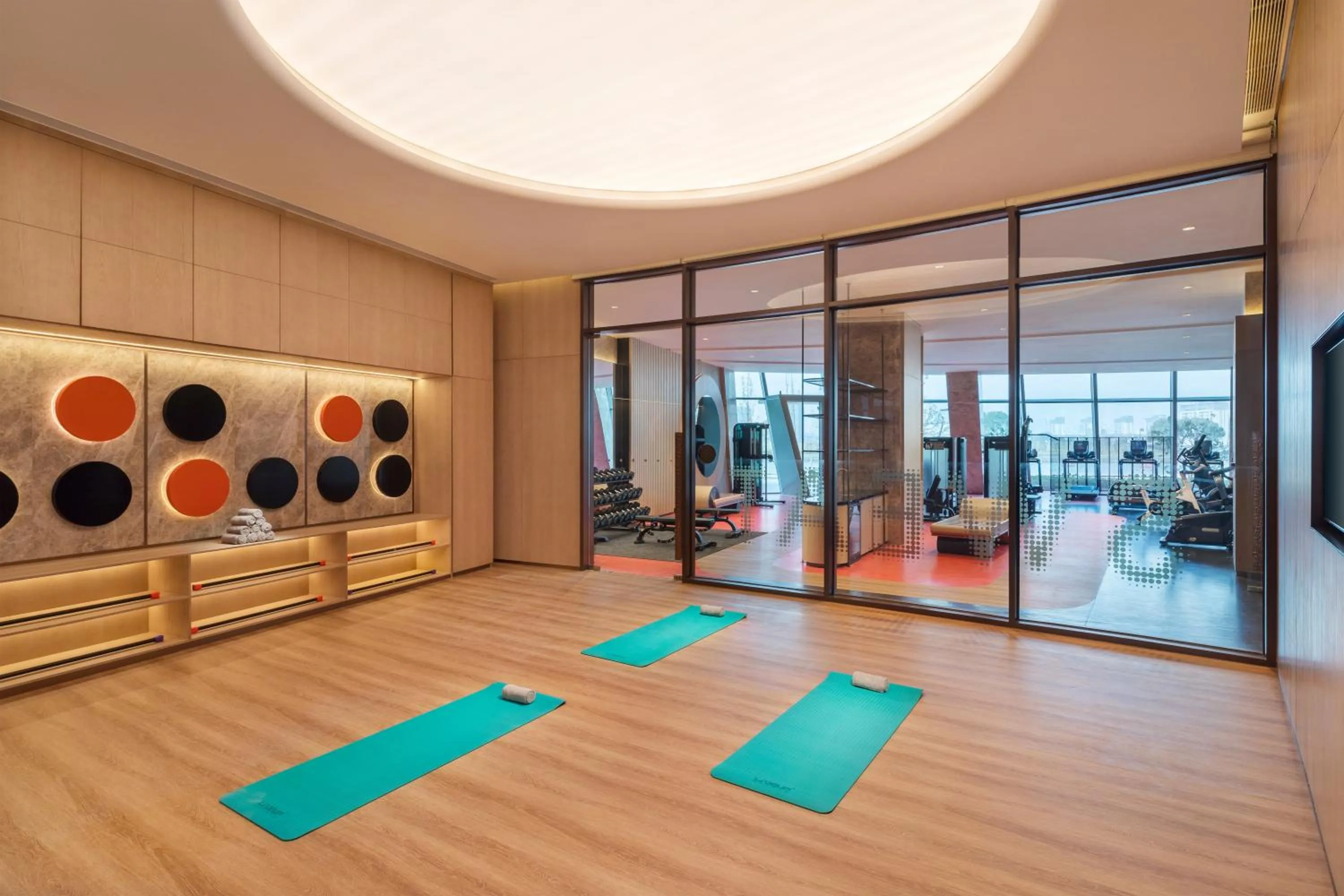 Fitness centre/facilities in Hilton Huzhou Nanxun