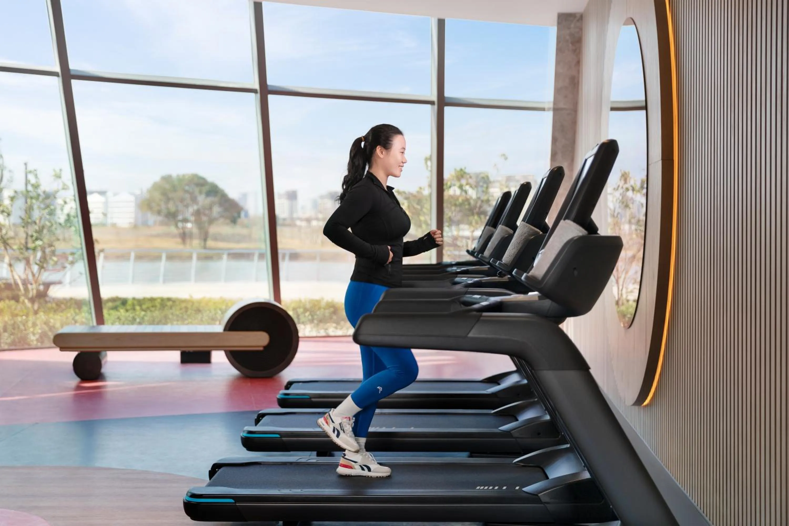 Fitness centre/facilities in Hilton Huzhou Nanxun