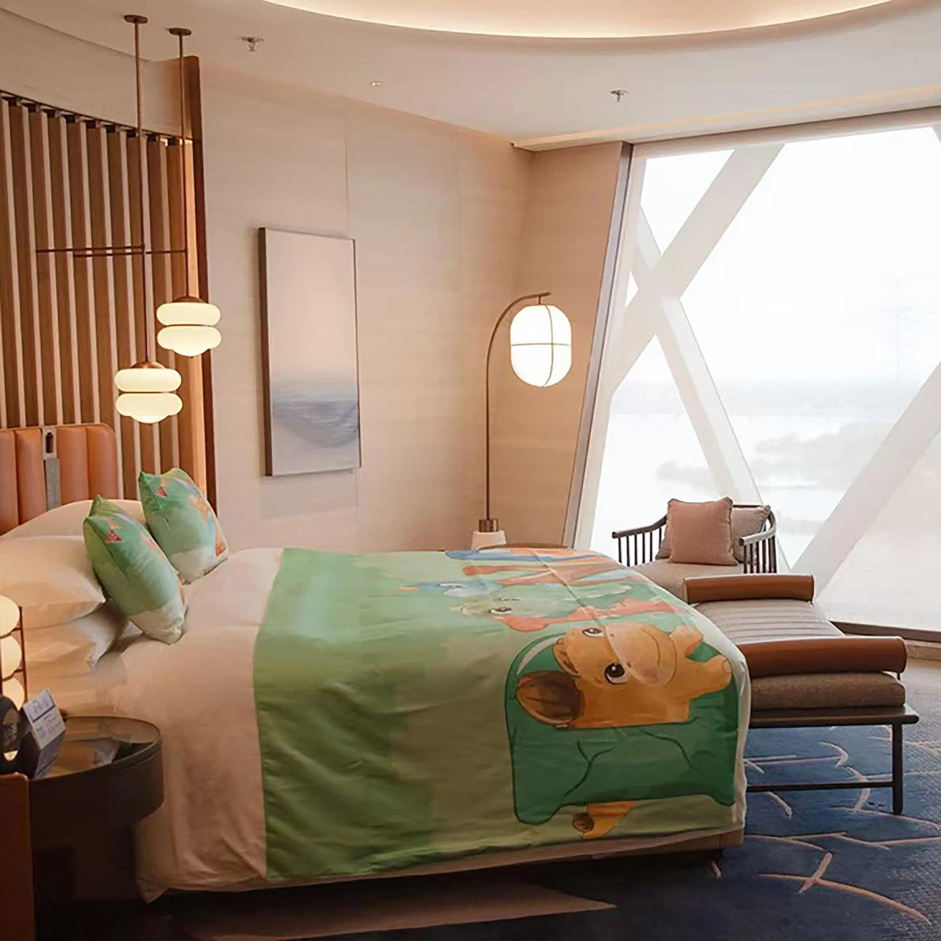 Bed in Hilton Huzhou Nanxun