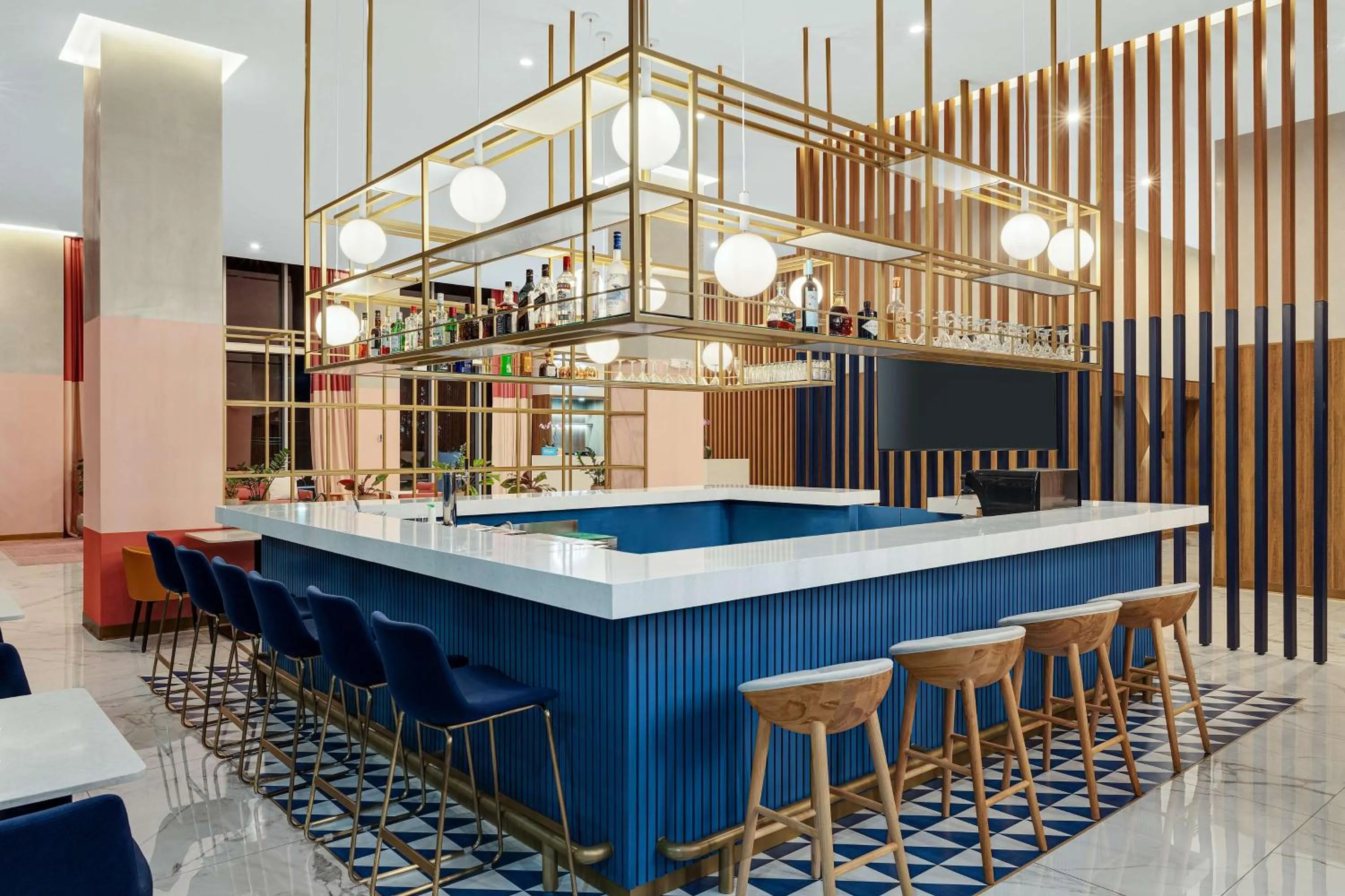 Lounge or bar in Hilton Garden Inn San Jose Airport City Mall